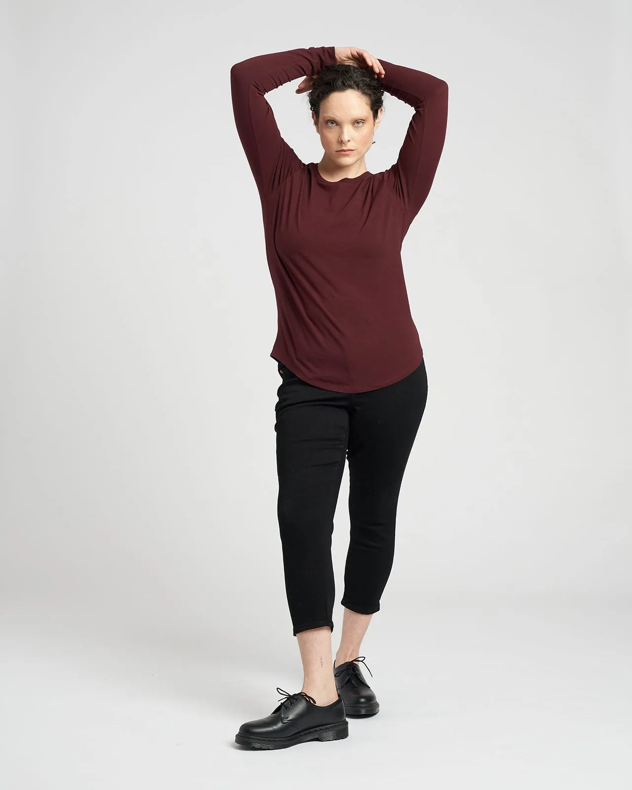 Long Sleeve Tee Rex - Black Cherry sold by Universal Standard product image thumbnail 4