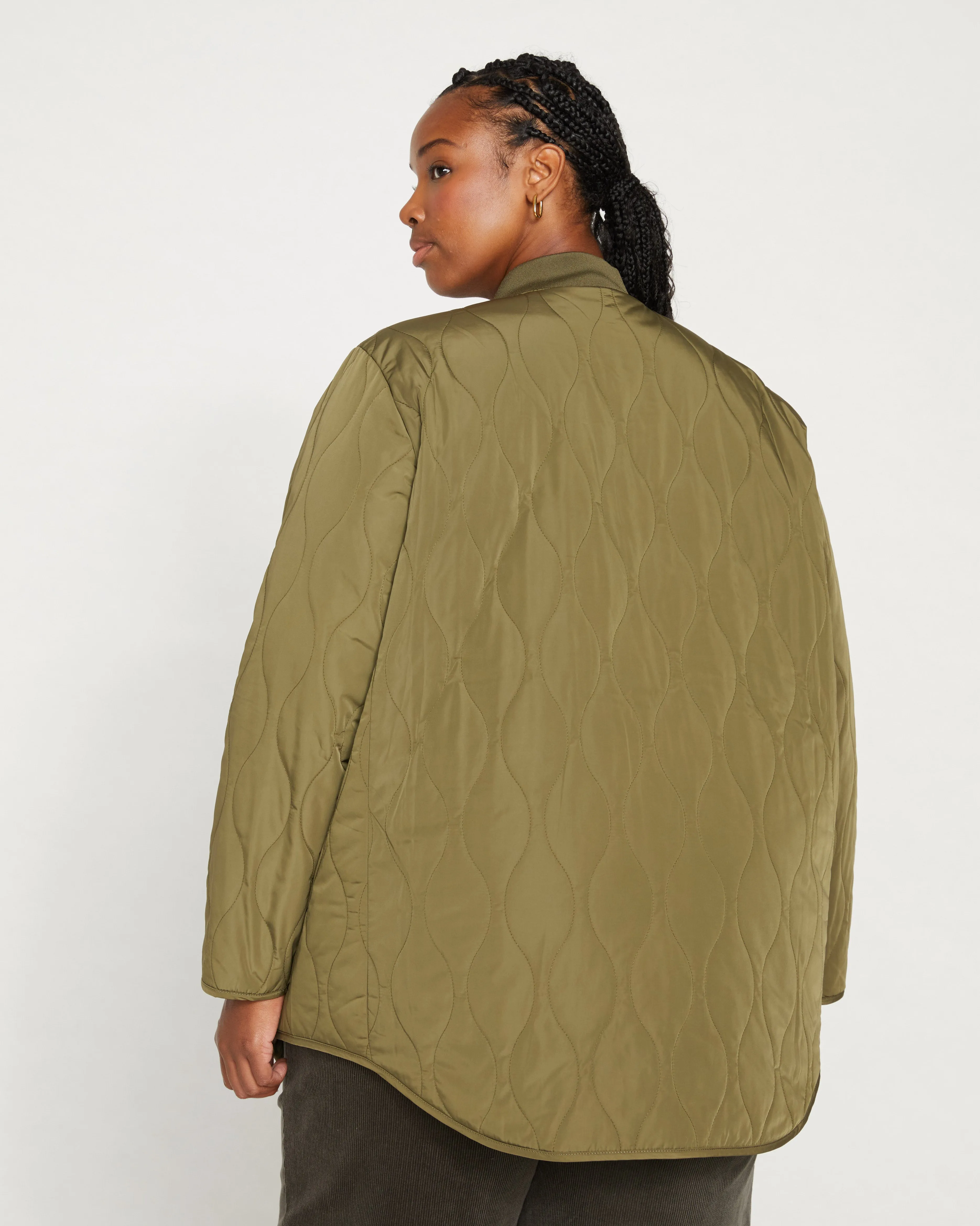 Hudson Quilted Coat - Ivy sold by Universal Standard product image thumbnail 4