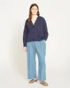 Lightweight Pima Cotton Cardi - Navy sold by Universal Standard