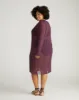 Thames Fog Dress - Deep Pansy sold by Universal Standard