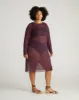 Thames Fog Dress - Deep Pansy sold by Universal Standard