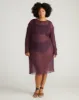 Thames Fog Dress - Deep Pansy sold by Universal Standard