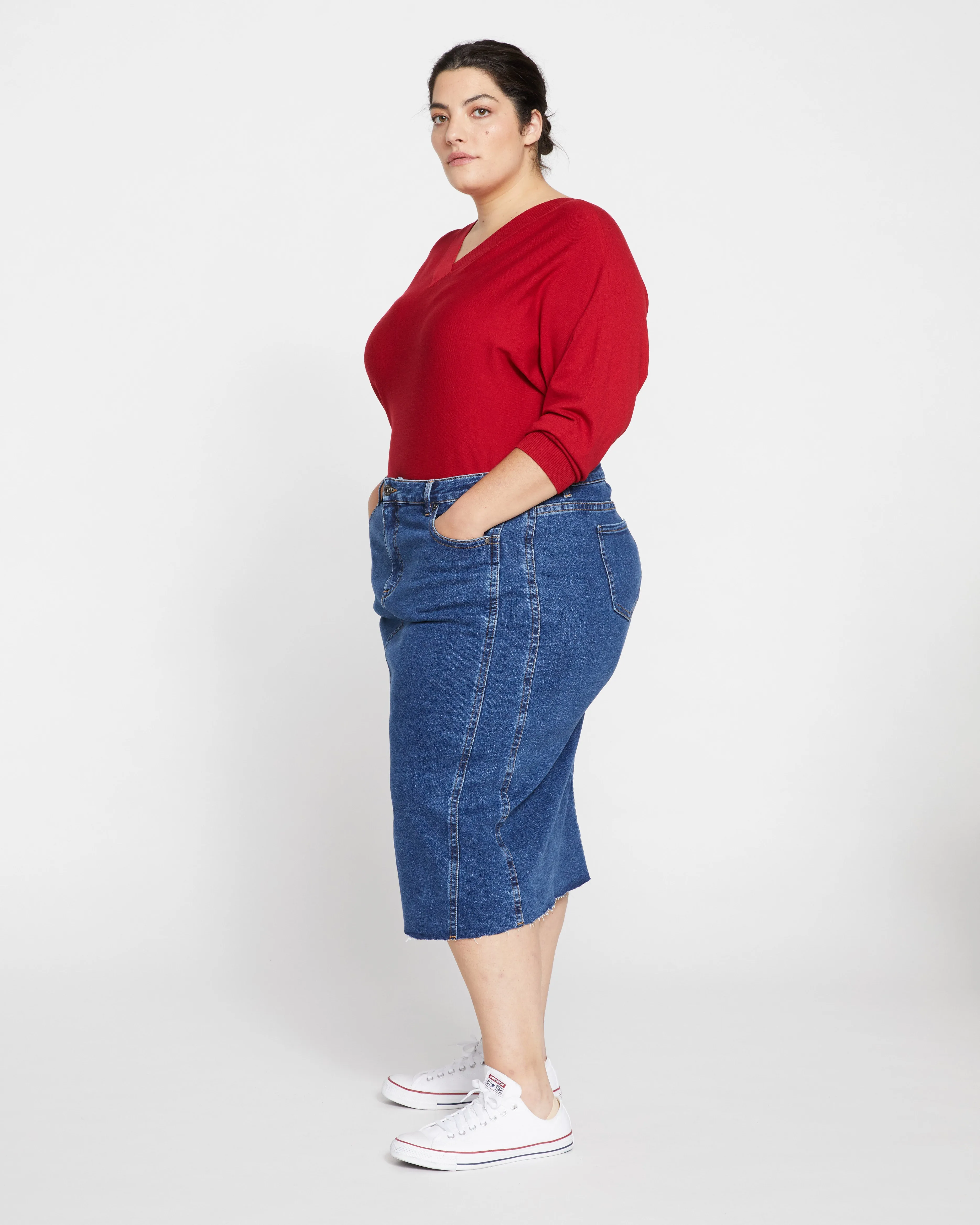 Dakota Denim Skirt - Odeon Blue sold by Universal Standard product image thumbnail 4