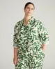 Dawn Linen Hi Low Tunic - Hedge Maze Print sold by Universal Standard