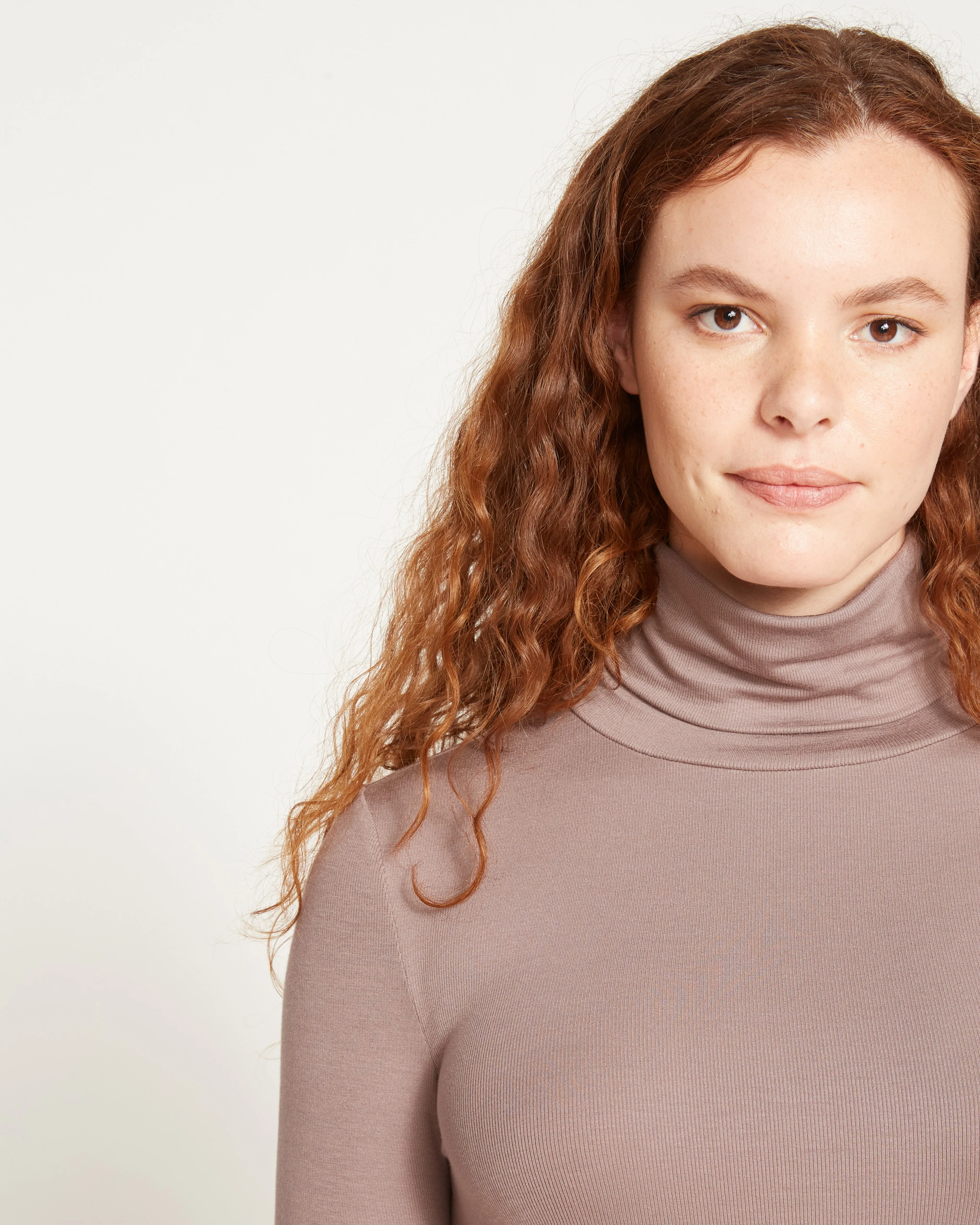 Foundation Turtleneck - Nutmeg sold by Universal Standard