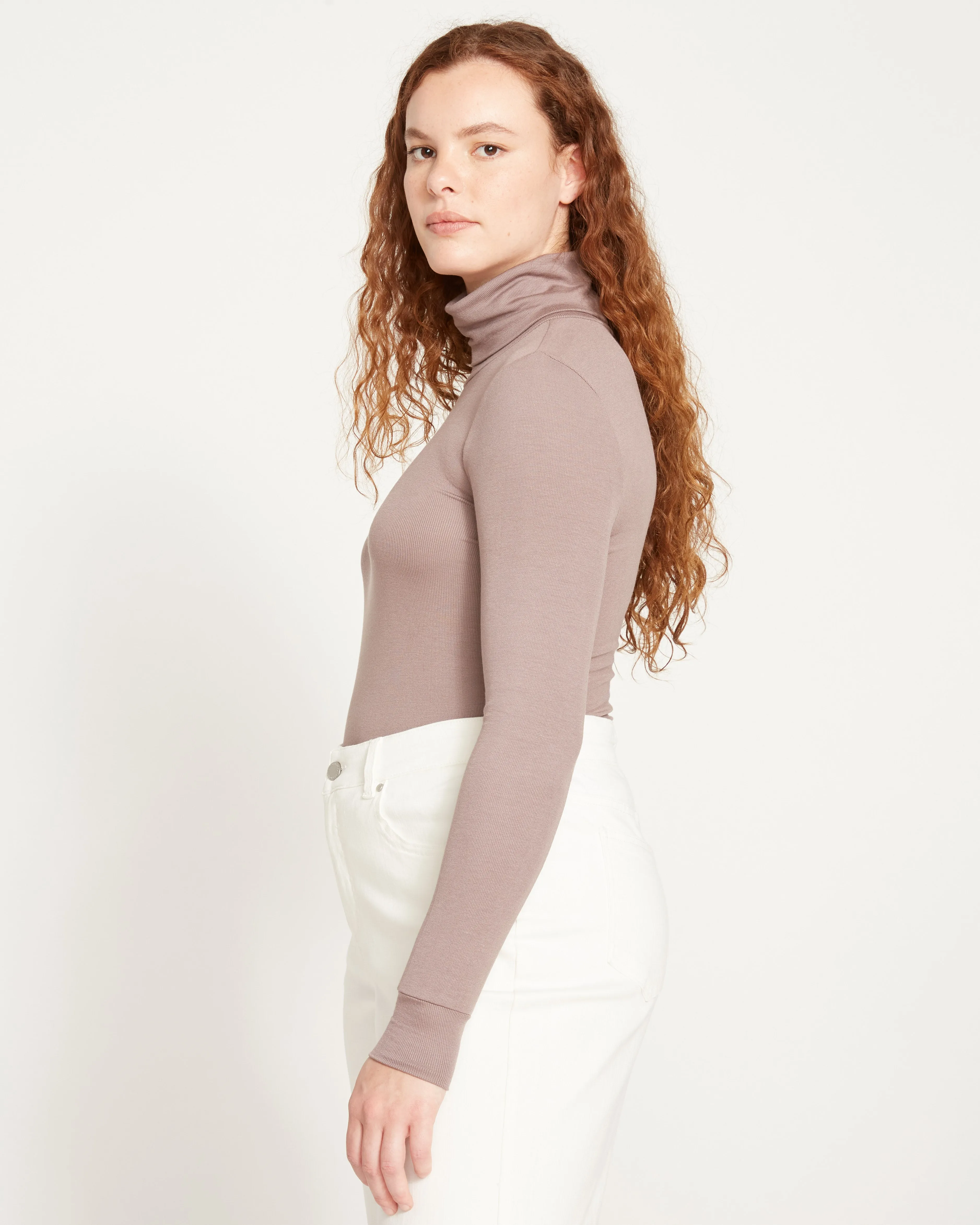 Foundation Turtleneck - Nutmeg sold by Universal Standard product image thumbnail 3