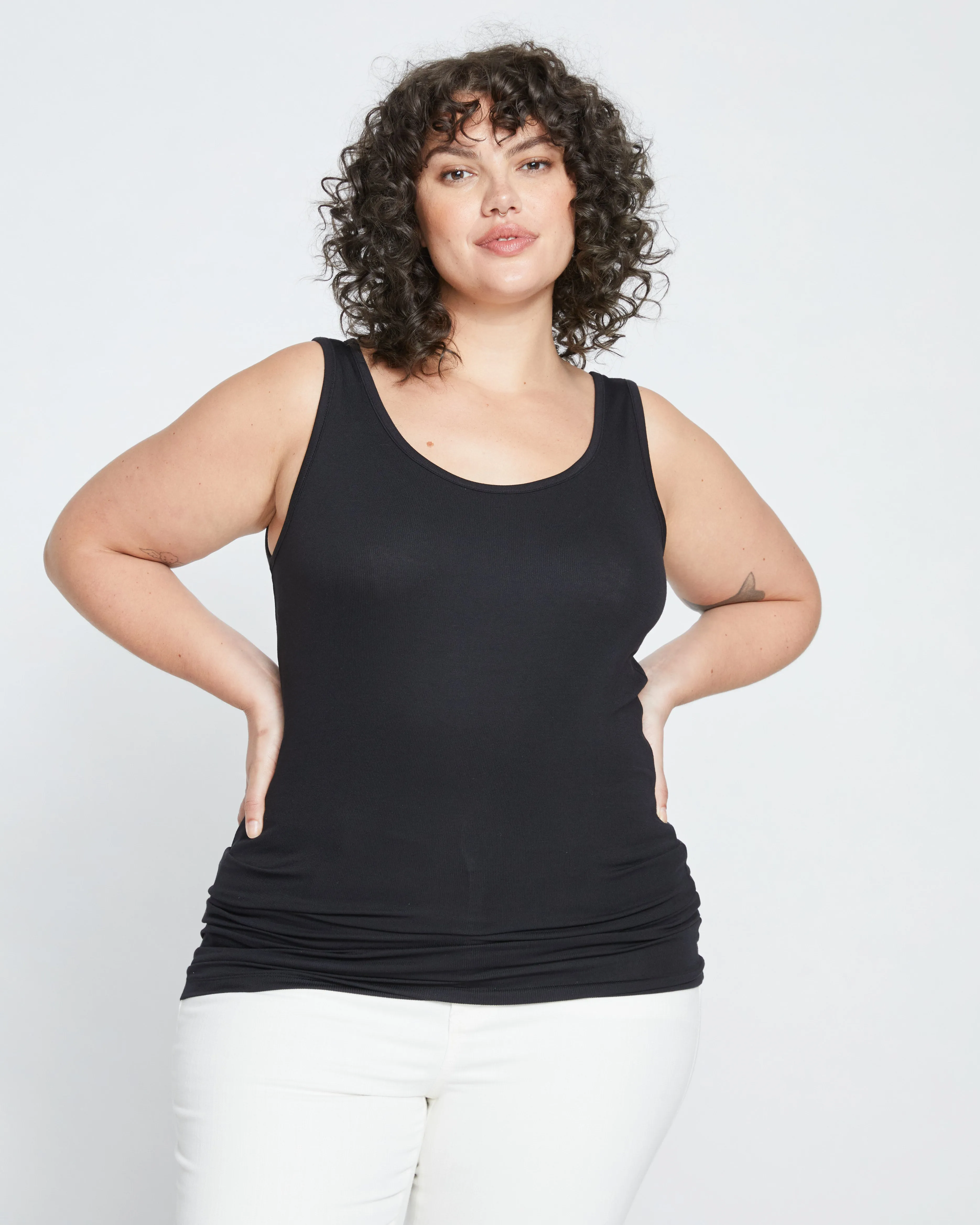 Foundation Tank - Black sold by Universal Standard