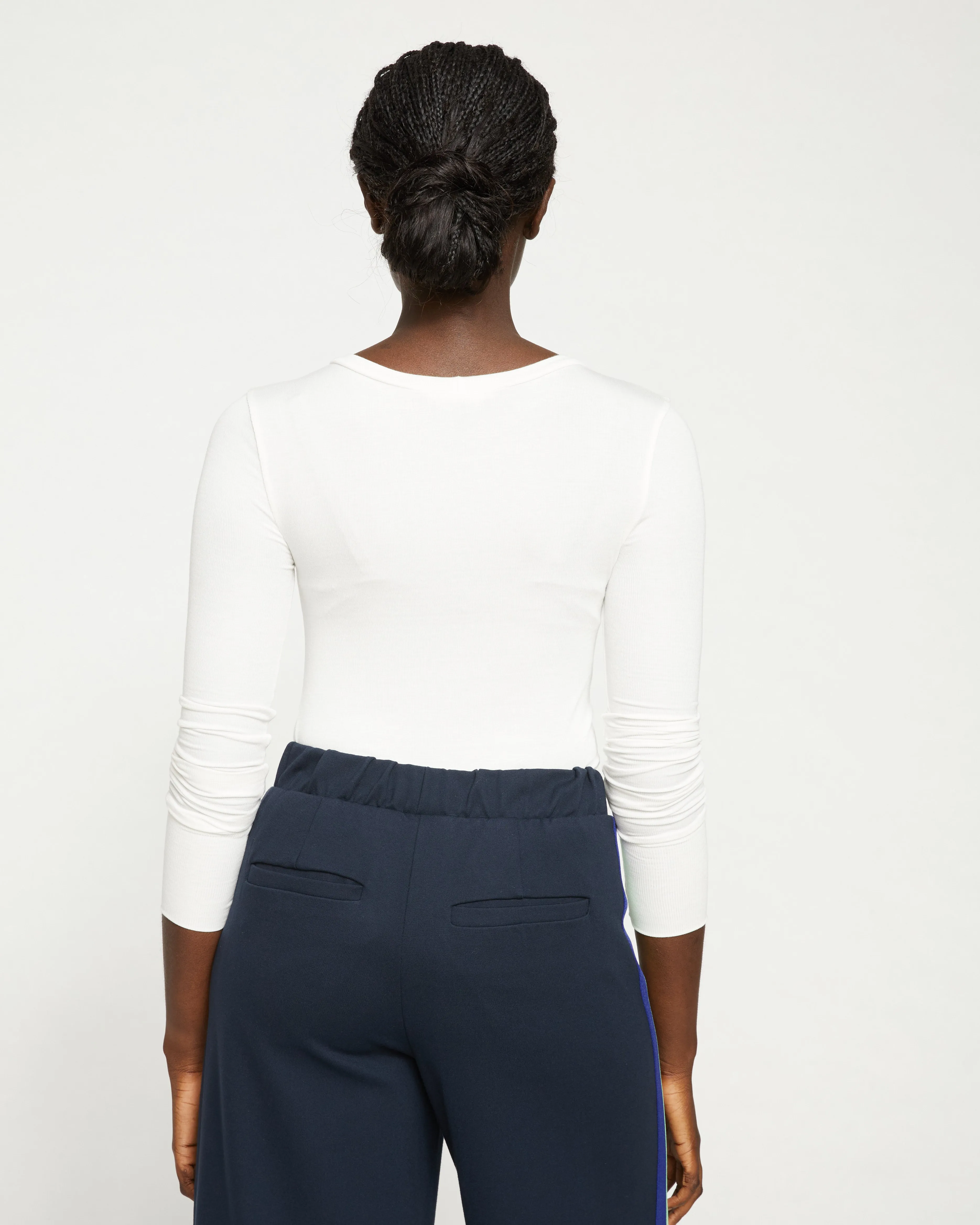 Foundation Long Sleeve Crew Neck Tee - Vapor sold by Universal Standard product image thumbnail 4