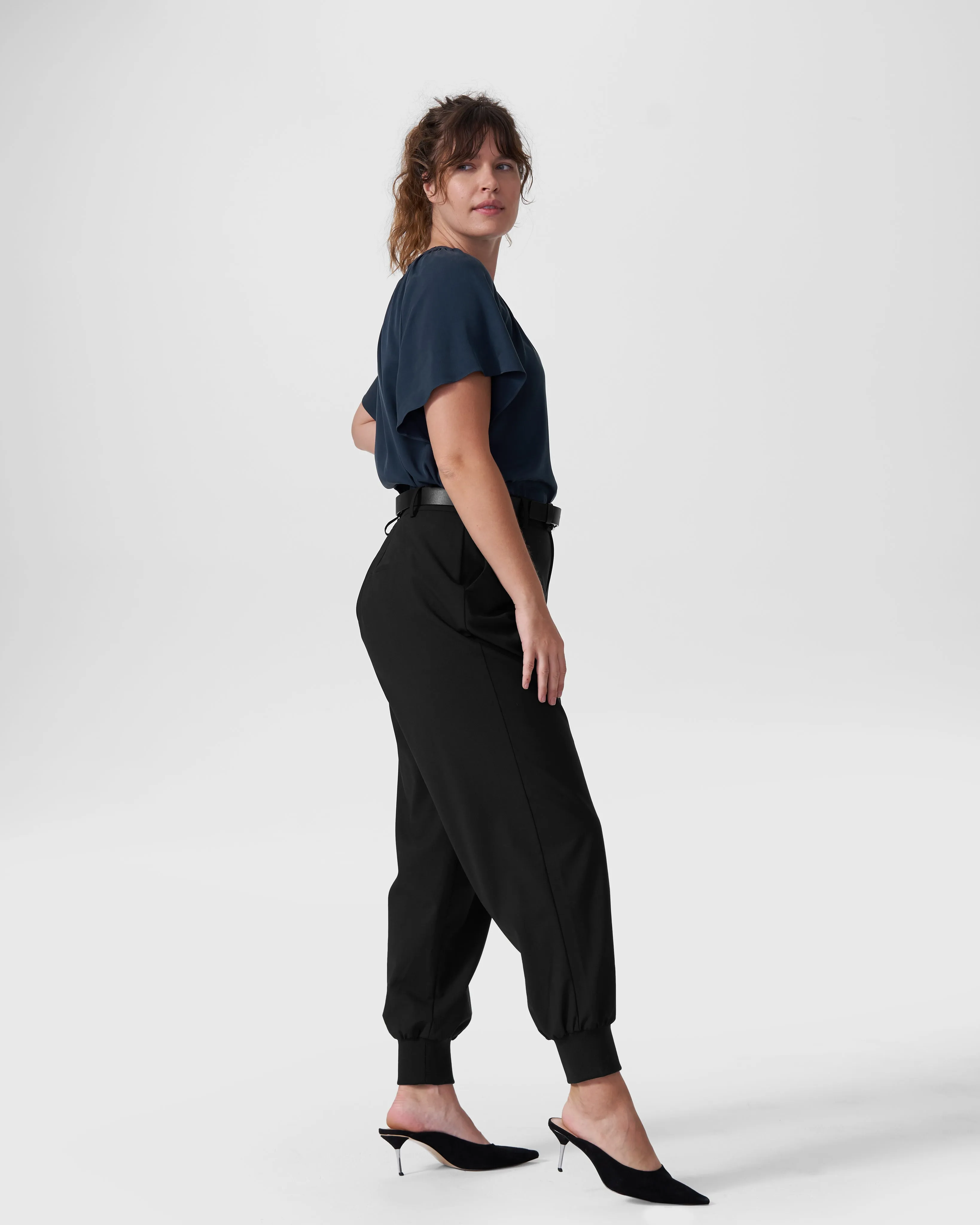 Minton Suiting Jogger - Black sold by Universal Standard product image thumbnail 4
