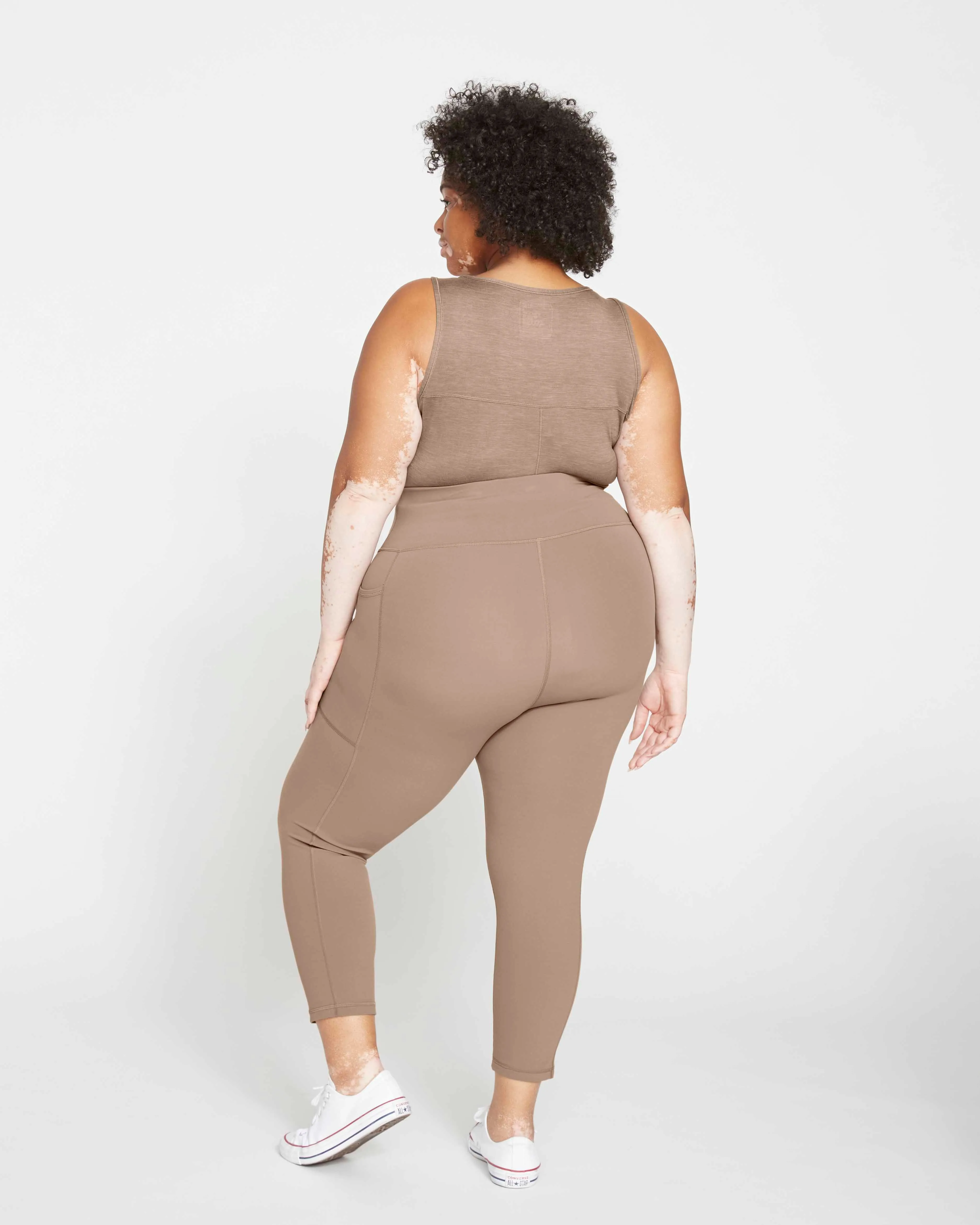 Next-to-Naked Cropped Pocket Legging - Nutmeg sold by Universal Standard product image thumbnail 4