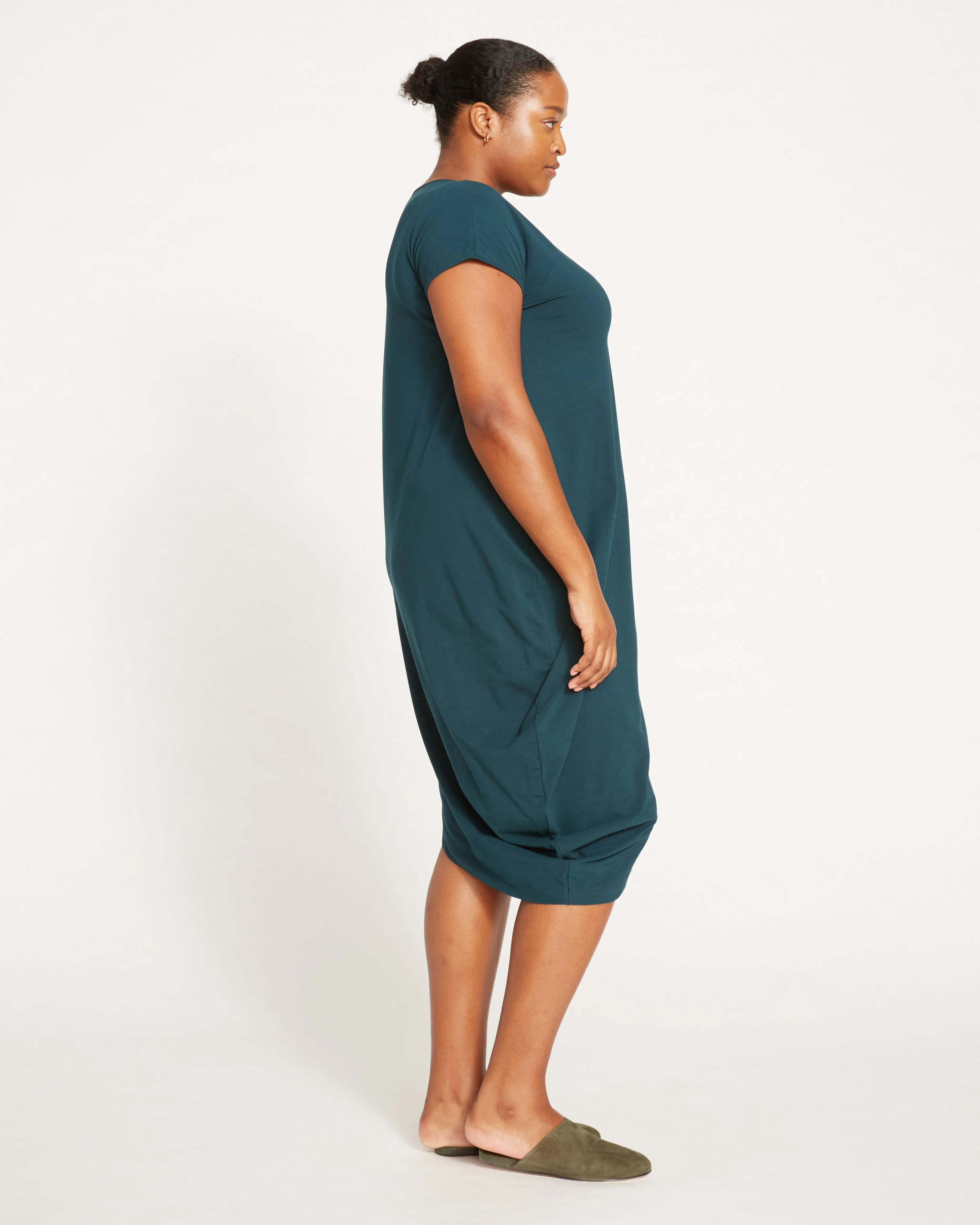 Iconic Geneva V-Neck Dress - Deep Sea sold by Universal Standard product image thumbnail 4