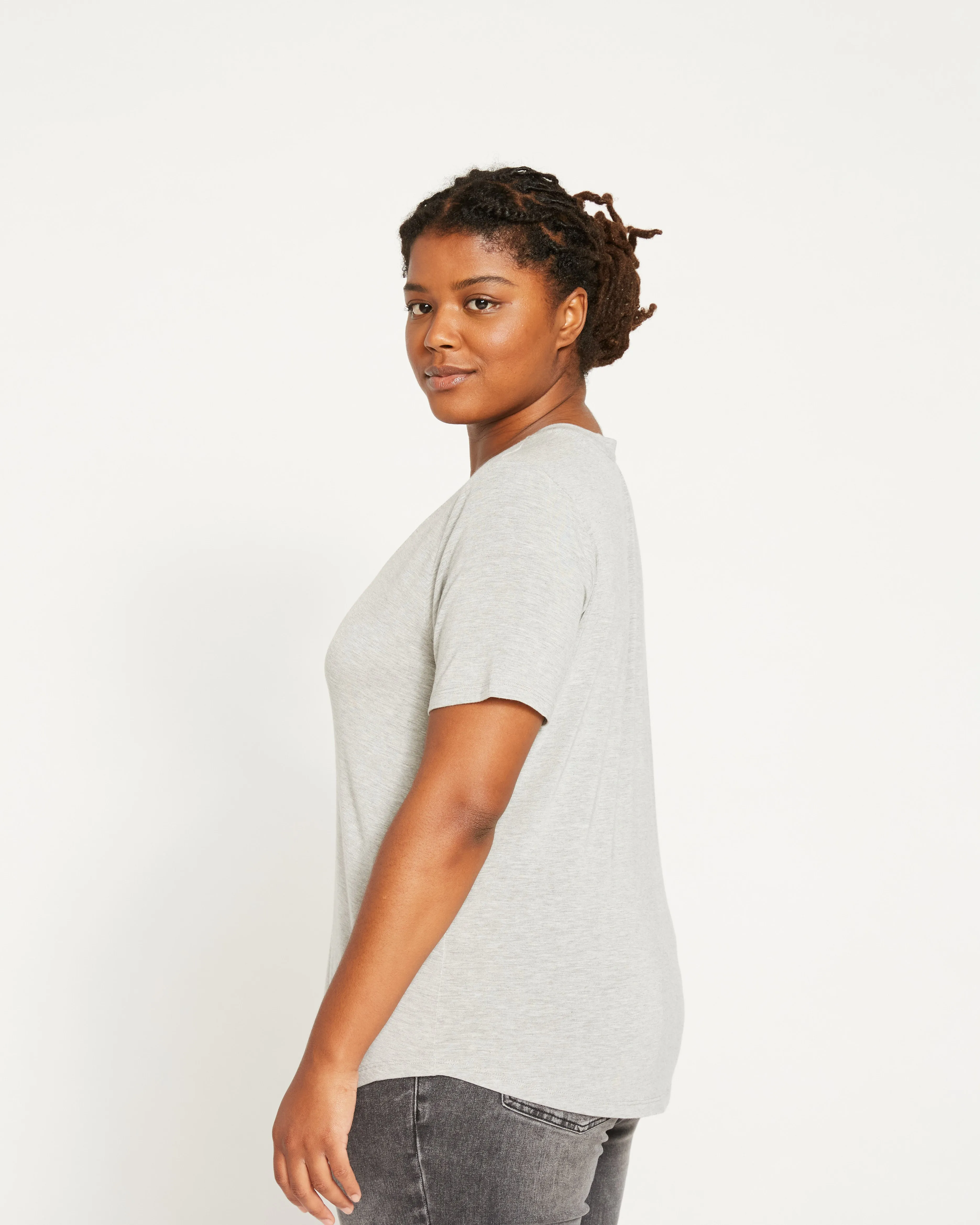 V Rex - Heather Grey sold by Universal Standard product image thumbnail 4