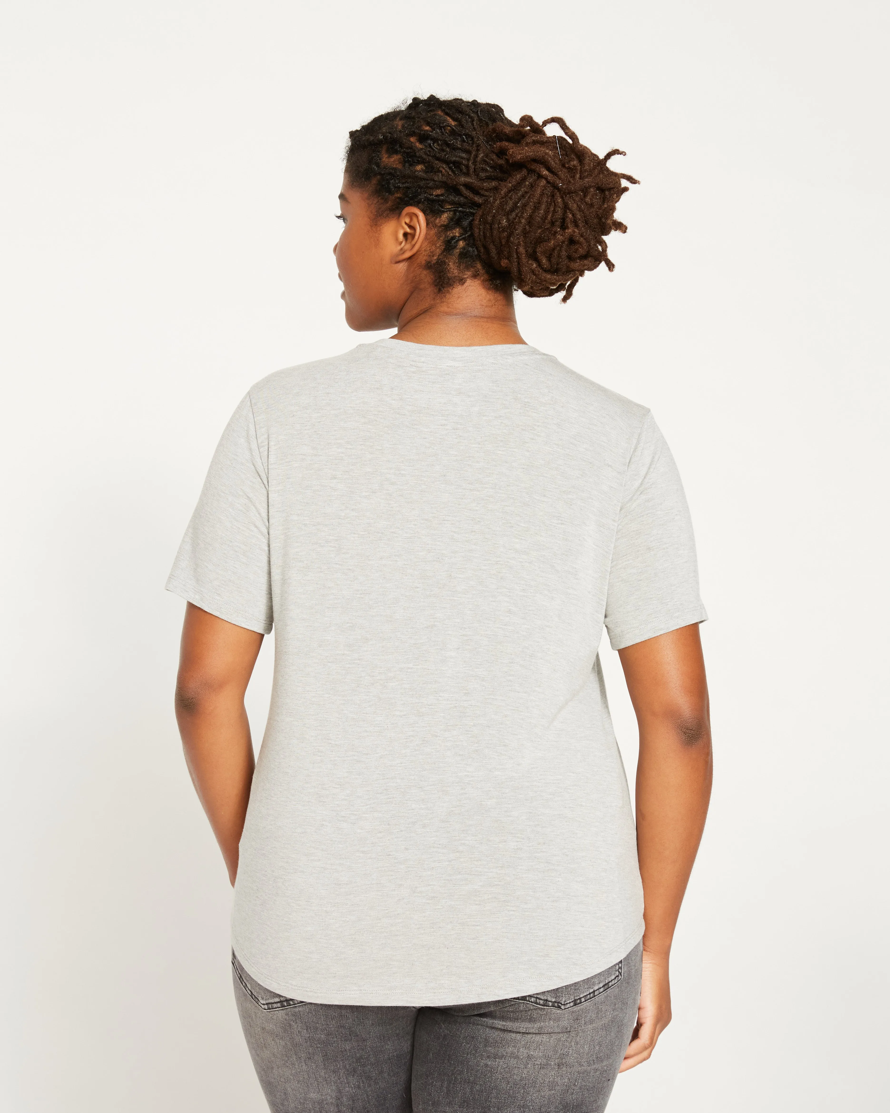 V Rex - Heather Grey sold by Universal Standard product image thumbnail 5