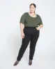 Joni High Rise Curve Slim Leg Jeans 32 Inch - Black sold by Universal Standard