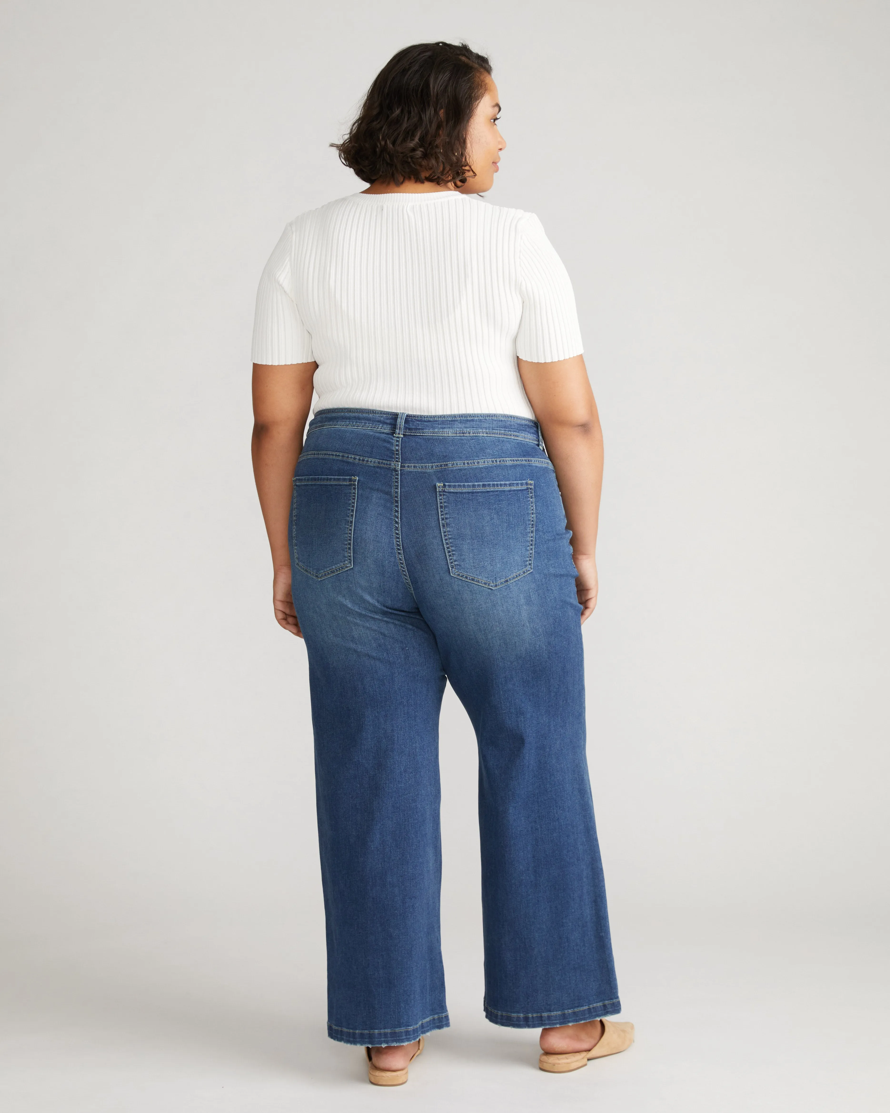 Taylor ComfortDenim Trouser Jeans - Seychelles Blue sold by Universal Standard product image thumbnail 3