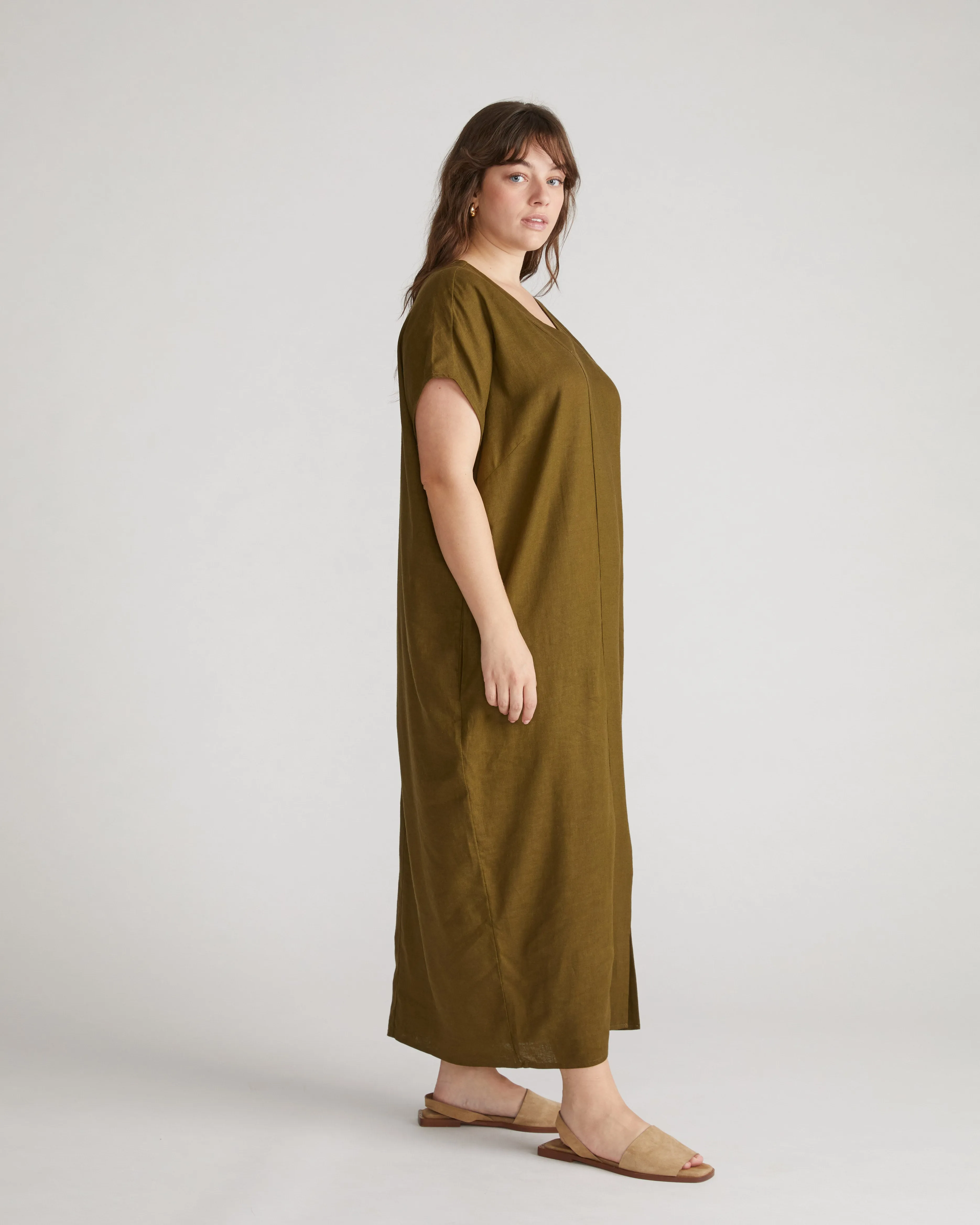 Cabana Linen Kaftan - Budding Stem sold by Universal Standard product image thumbnail 2