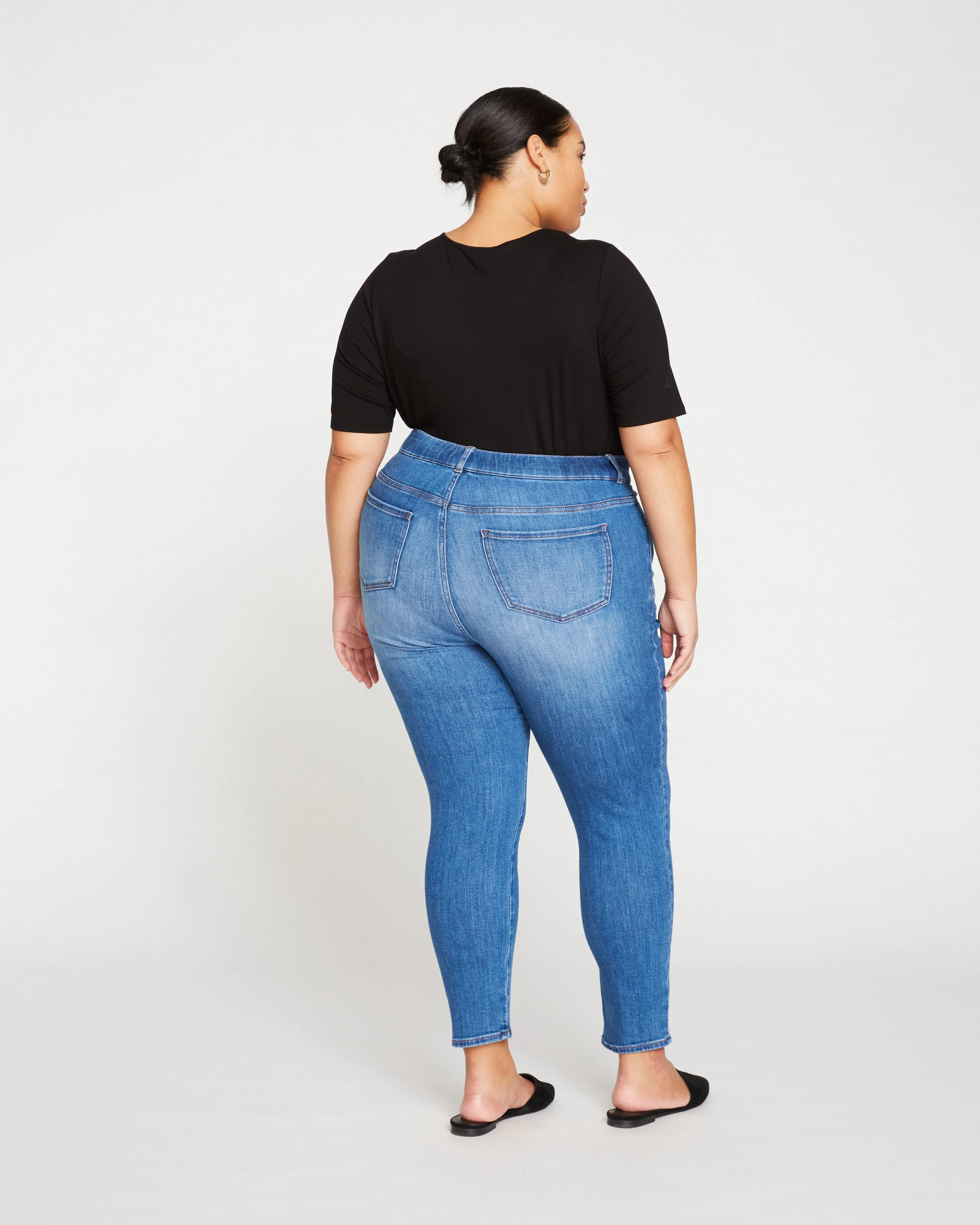 Riviera High Rise Skinny Jeans 28 Inch - Classic Blue sold by Universal Standard product image thumbnail 4