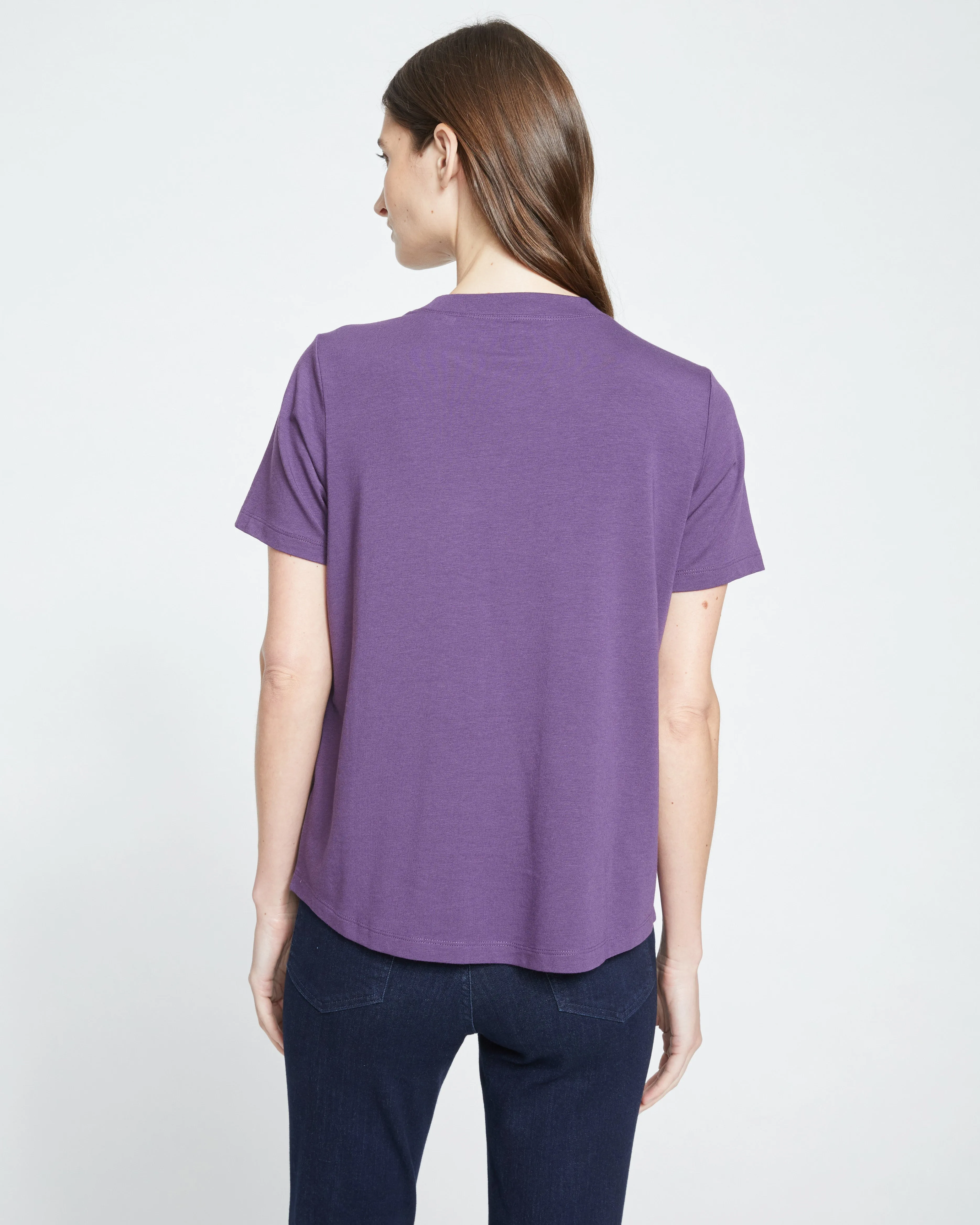 Garcon Tee - Potion Purple sold by Universal Standard product image thumbnail 4