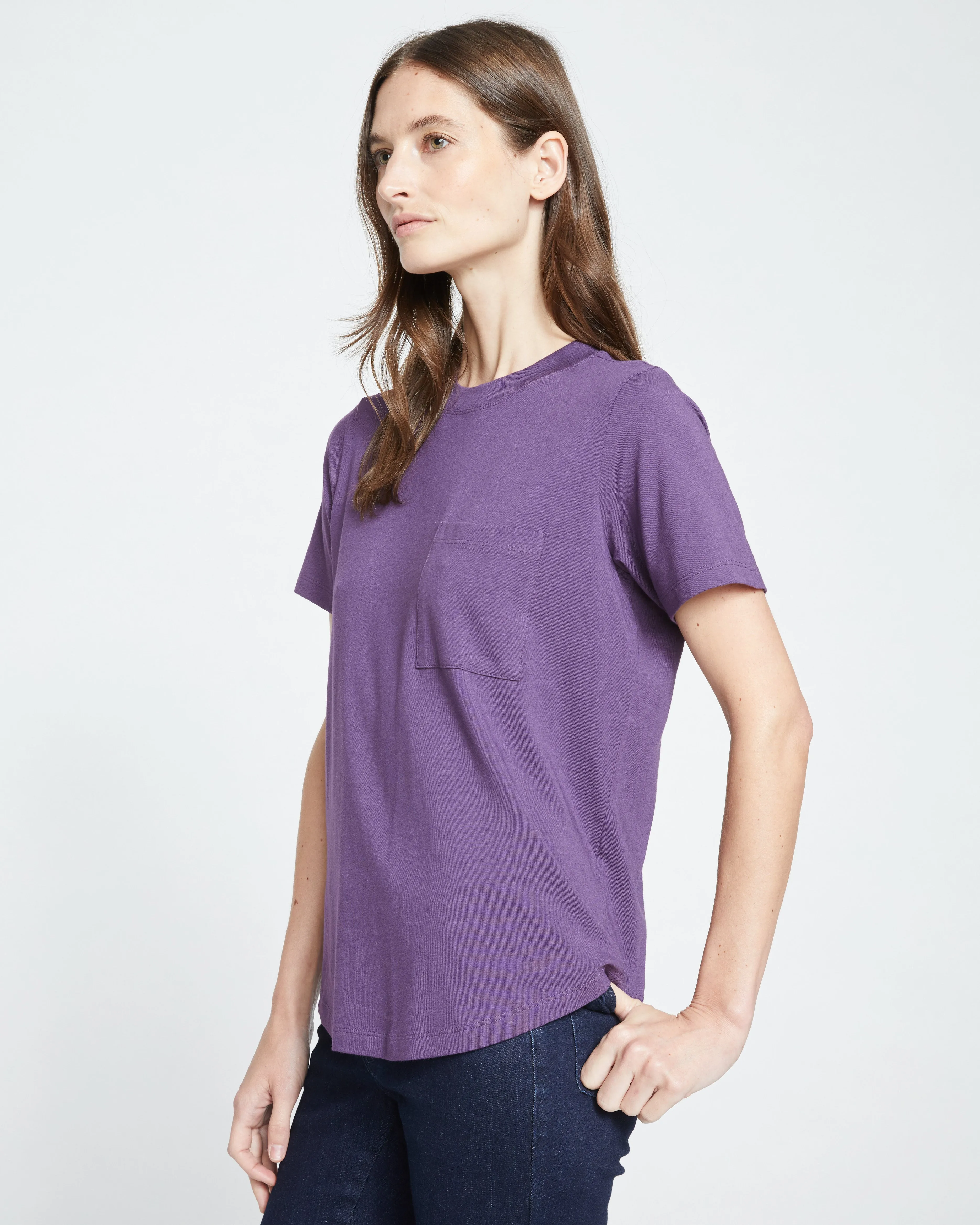Garcon Tee - Potion Purple sold by Universal Standard product image thumbnail 3