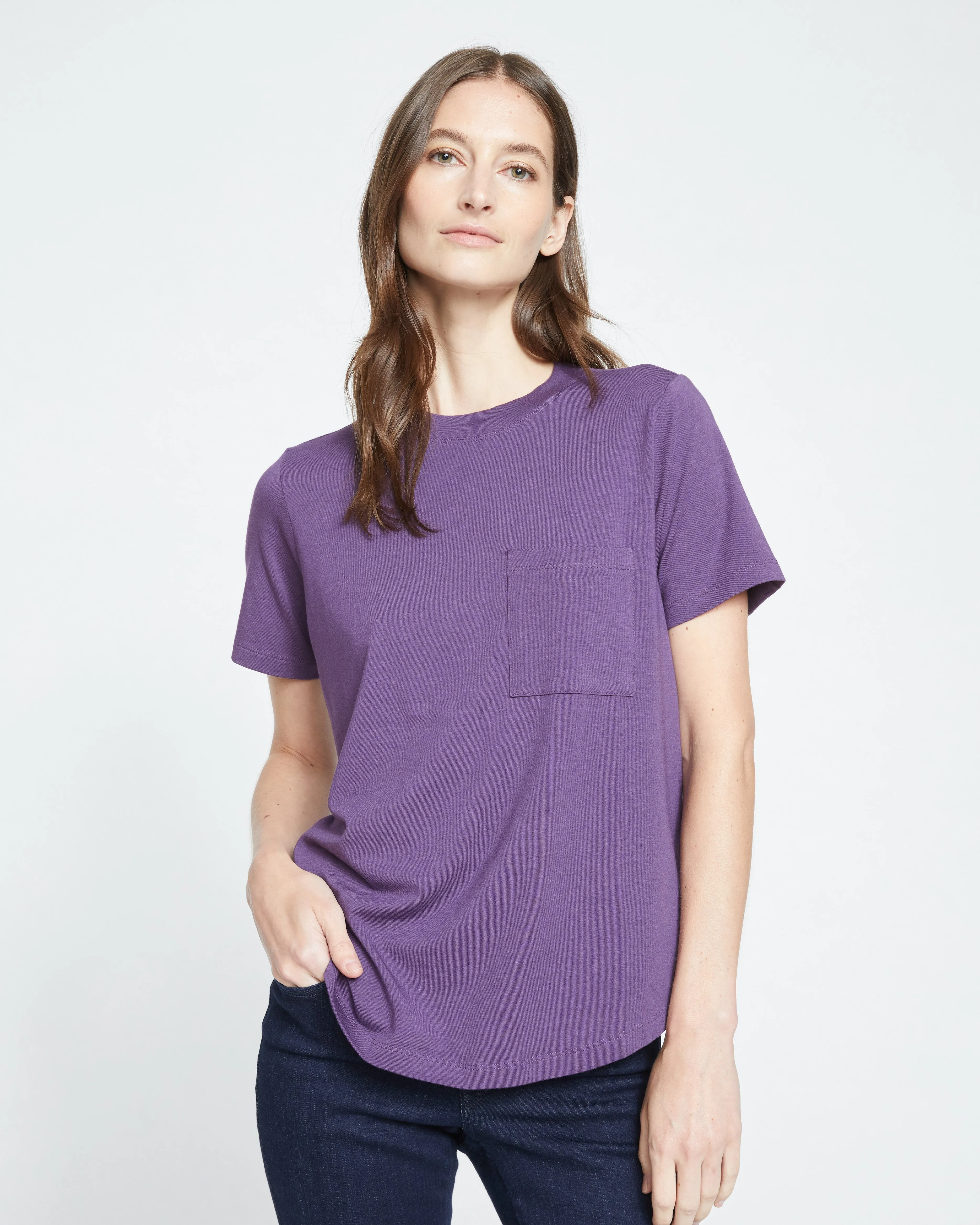 Garcon Tee - Potion Purple sold by Universal Standard product image thumbnail 2
