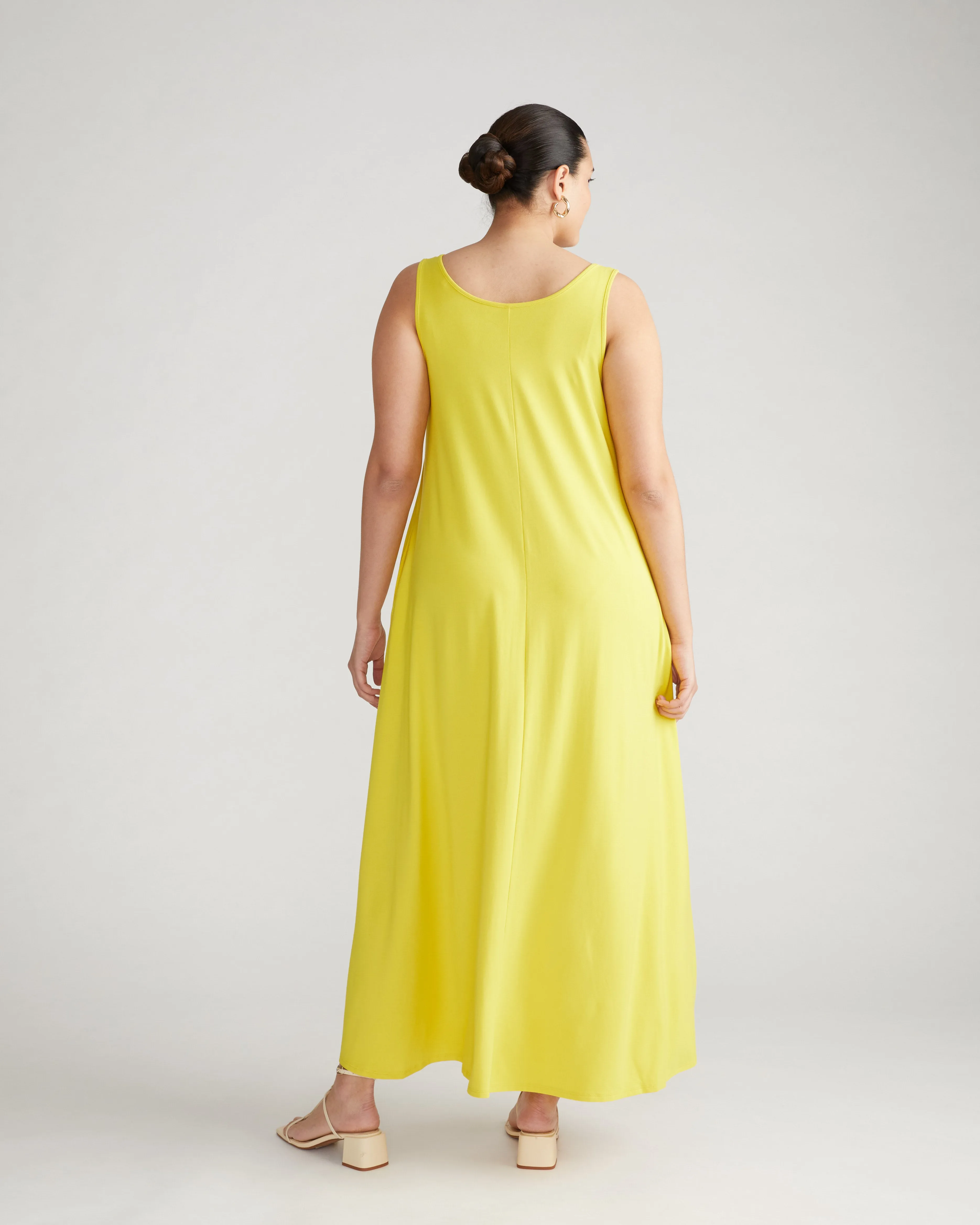 Athena Divine Jersey Dress - Yellow sold by Universal Standard product image thumbnail 4
