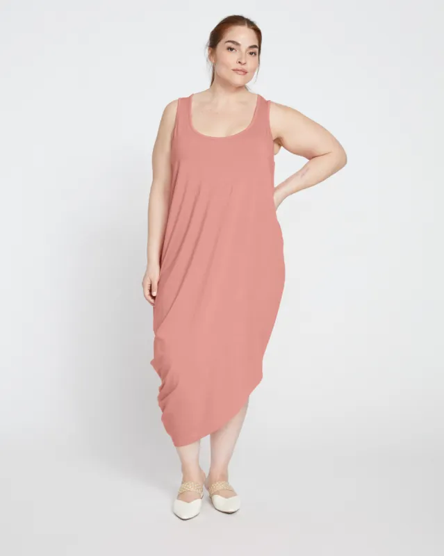 Iconic Geneva Tank Dress - Frangipane sold by Universal Standard