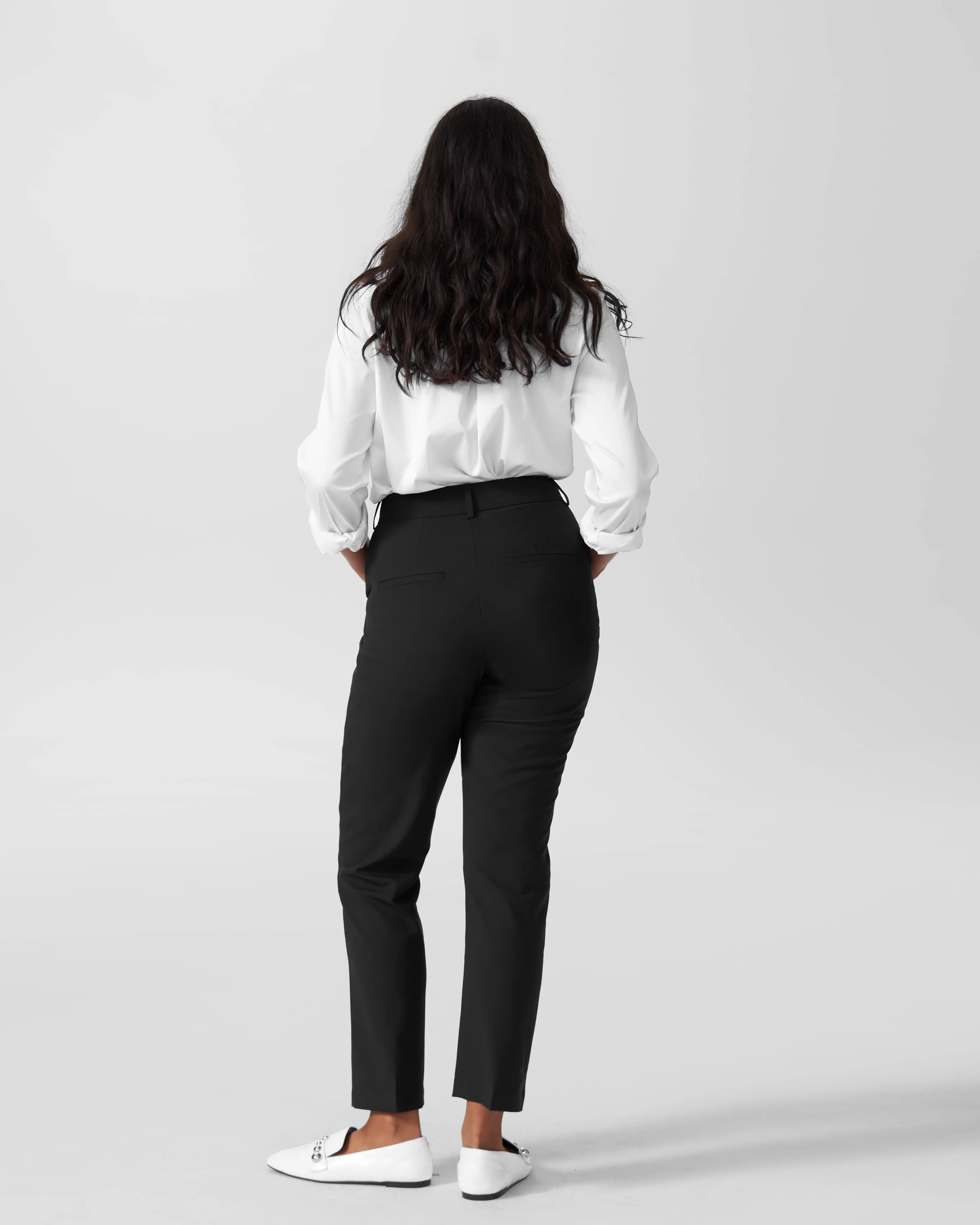 Silvia Slim Cut Trousers 29 inch - Black sold by Universal Standard product image thumbnail 4