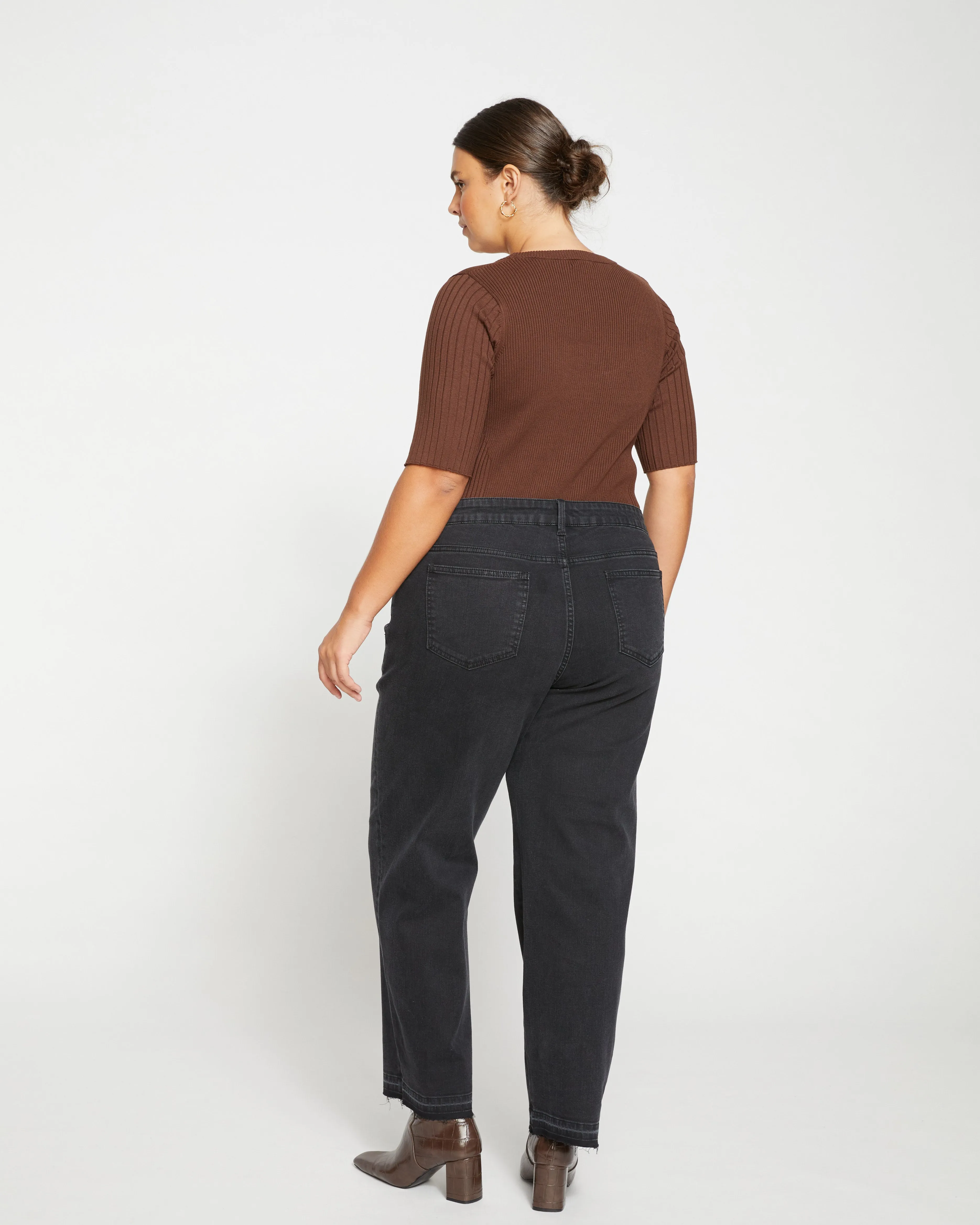 Bae Boyfriend Straight Leg Jeans - Broken Black sold by Universal Standard product image thumbnail 4