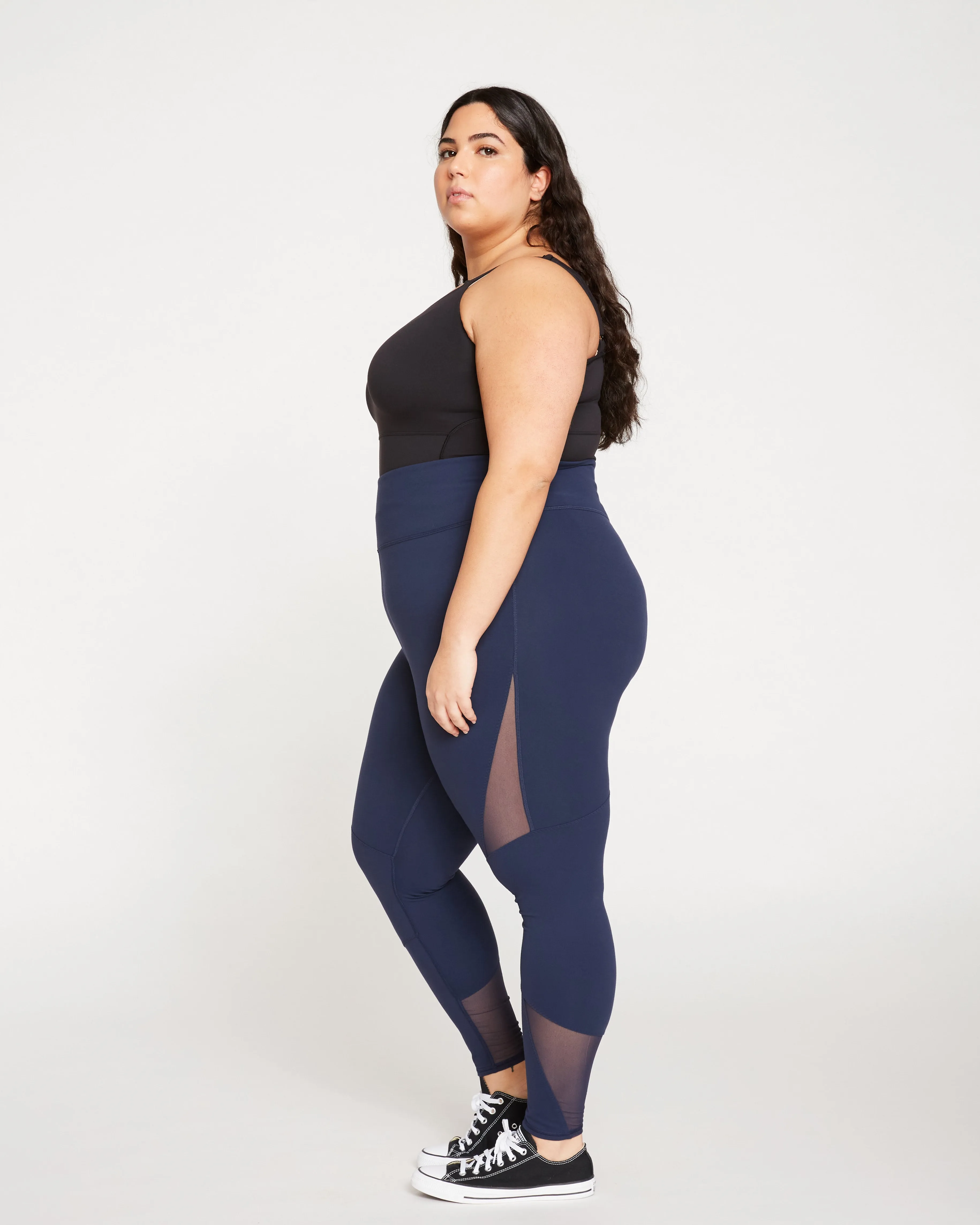 Danica Mesh Legging - Navy sold by Universal Standard