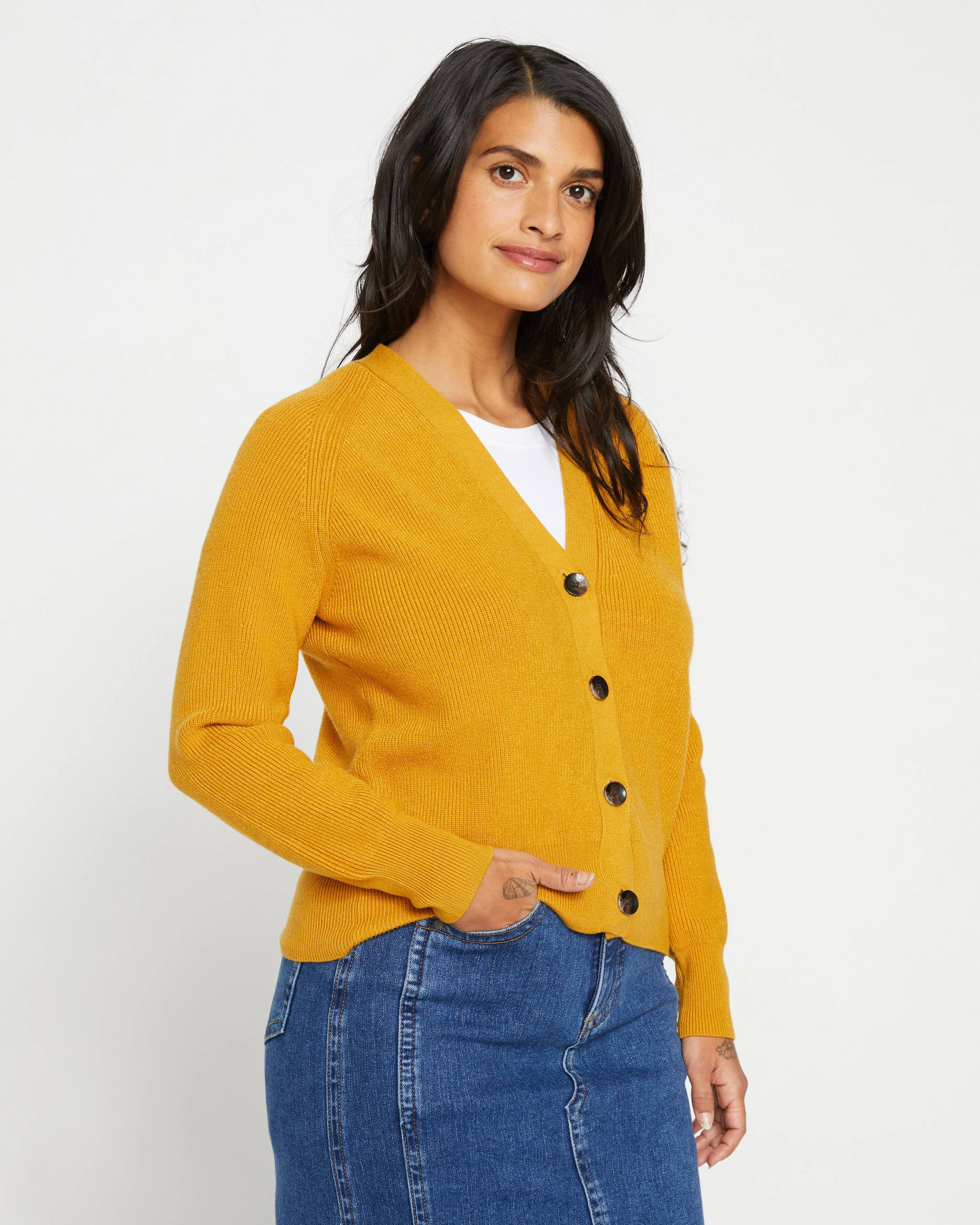 Better-Than-Wool Cardigan - Custard sold by Universal Standard product image thumbnail 4