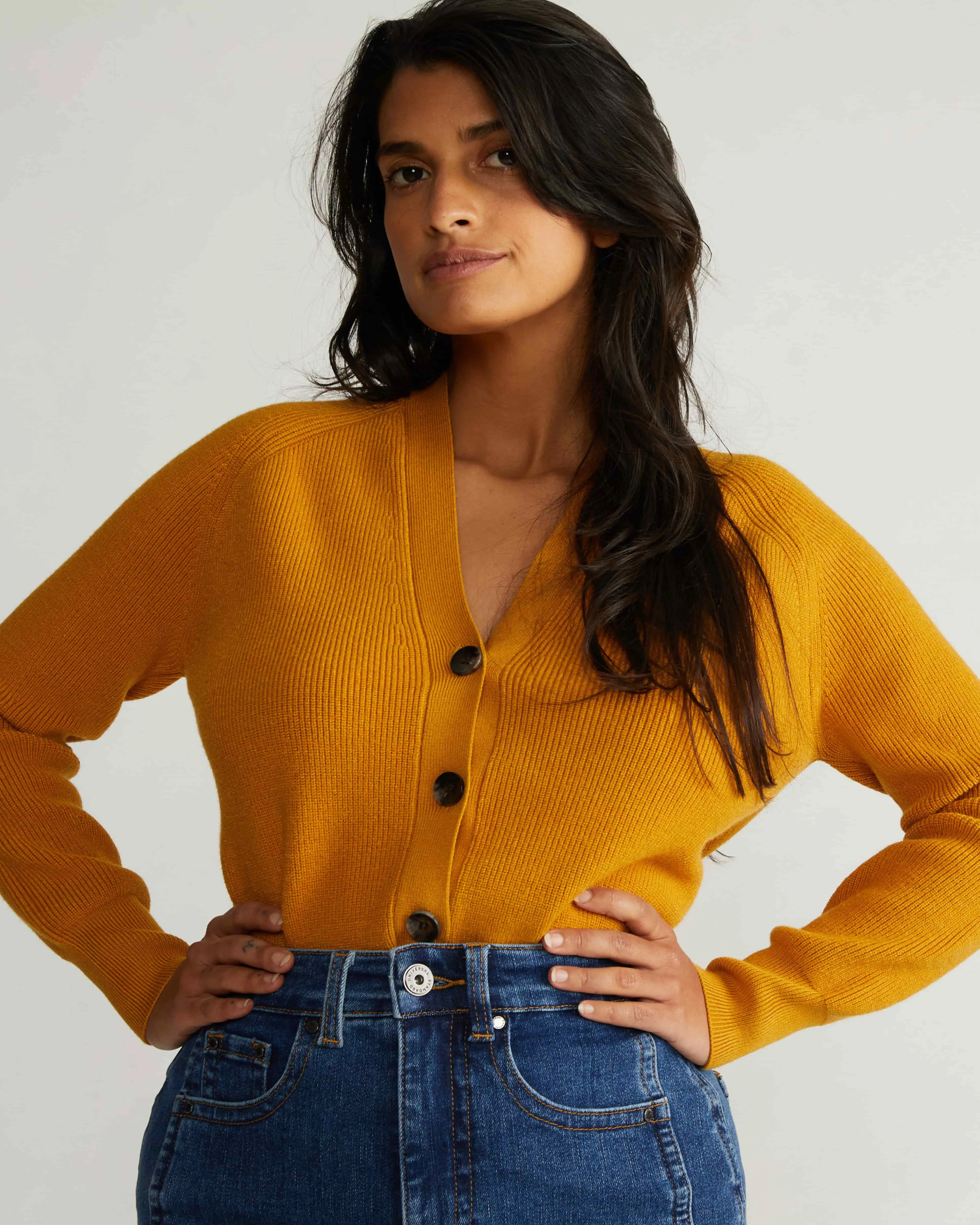 Better-Than-Wool Cardigan - Custard sold by Universal Standard