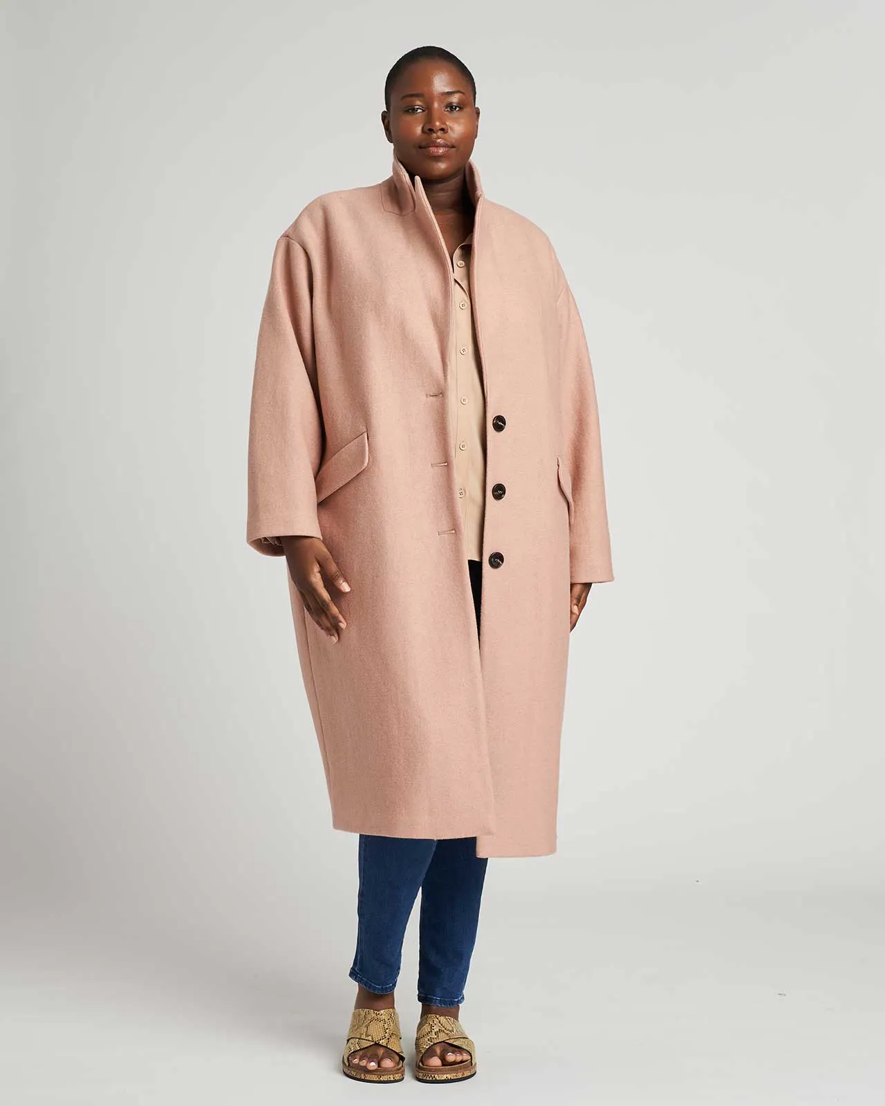 Kennedy Cupro Shirt - Camel sold by Universal Standard product image thumbnail 4