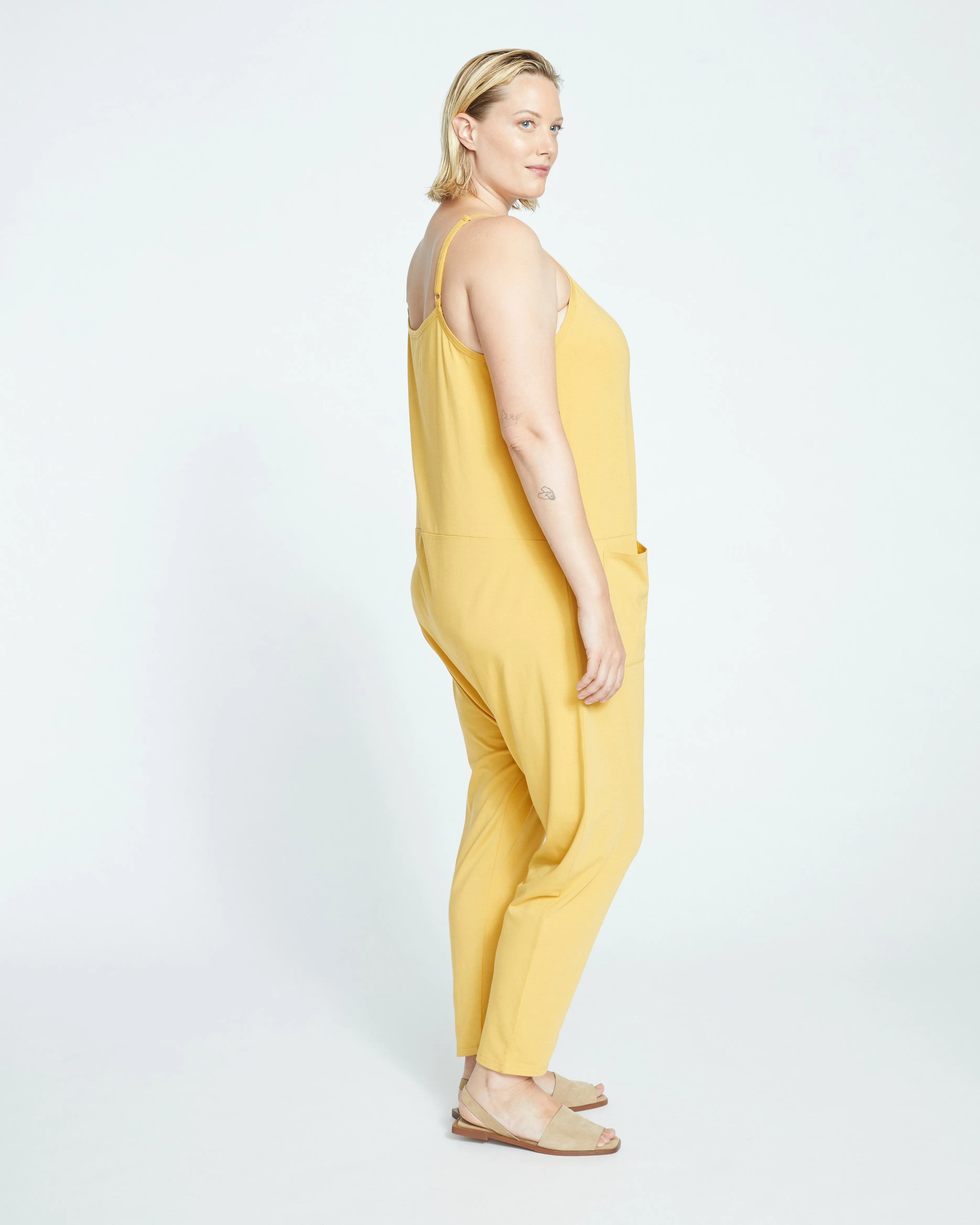 UltimateS Jackson Sleeveless Jumpsuit - Custard sold by Universal Standard product image thumbnail 3