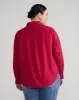 Elbe Popover Stretch Poplin Shirt Classic Fit - Cerise sold by Universal Standard