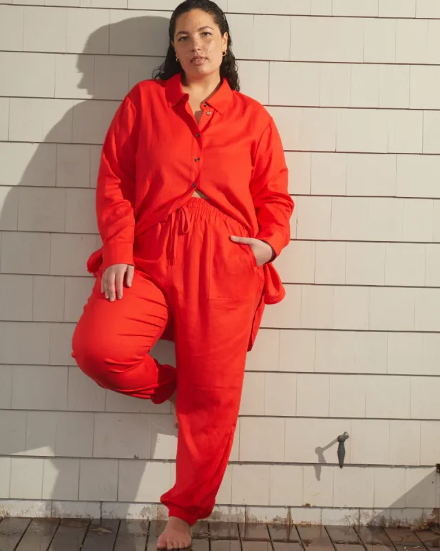 Shoreline Linen Joggers - Shoreline Sunset sold by Universal Standard