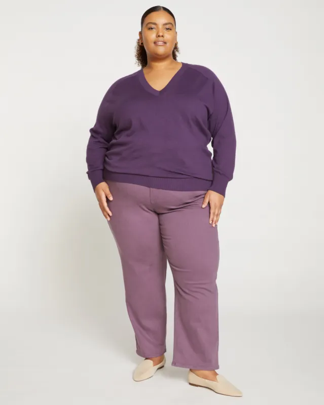 Etta High Rise Straight Leg Jeans 28 Inch - Dried Violet sold by Universal Standard