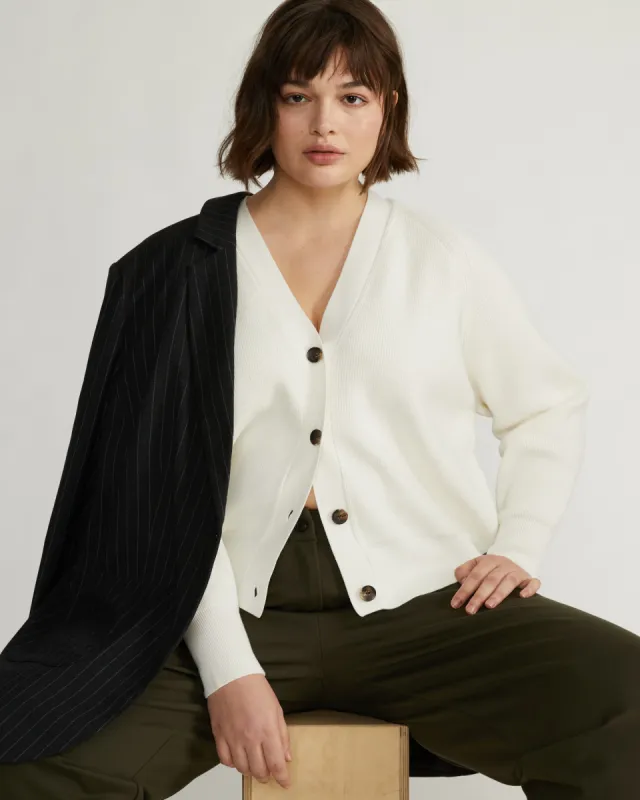 Better-Than-Wool Cardigan - Cream sold by Universal Standard