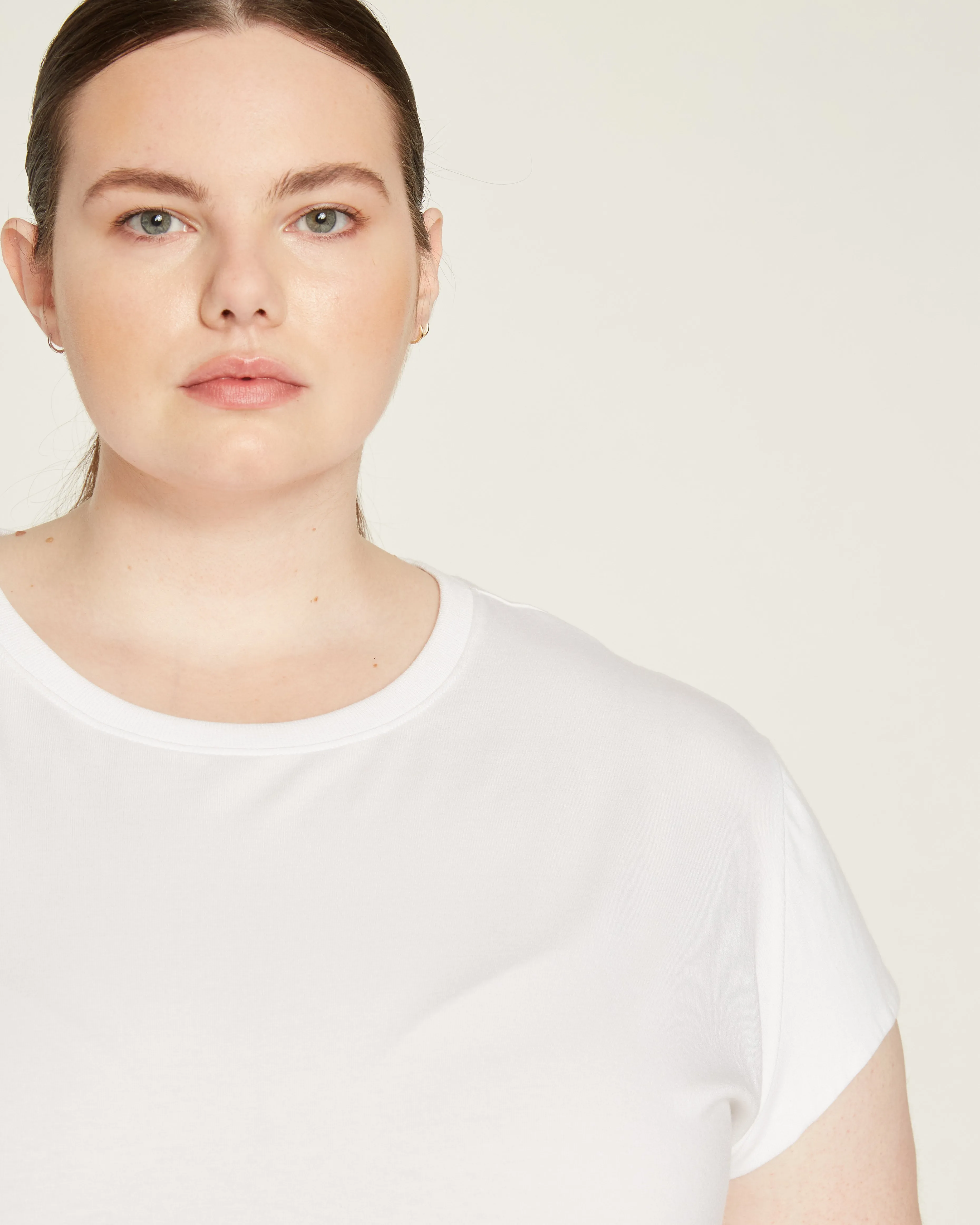 Ashley Cap Sleeve Tee - White sold by Universal Standard product image thumbnail 3