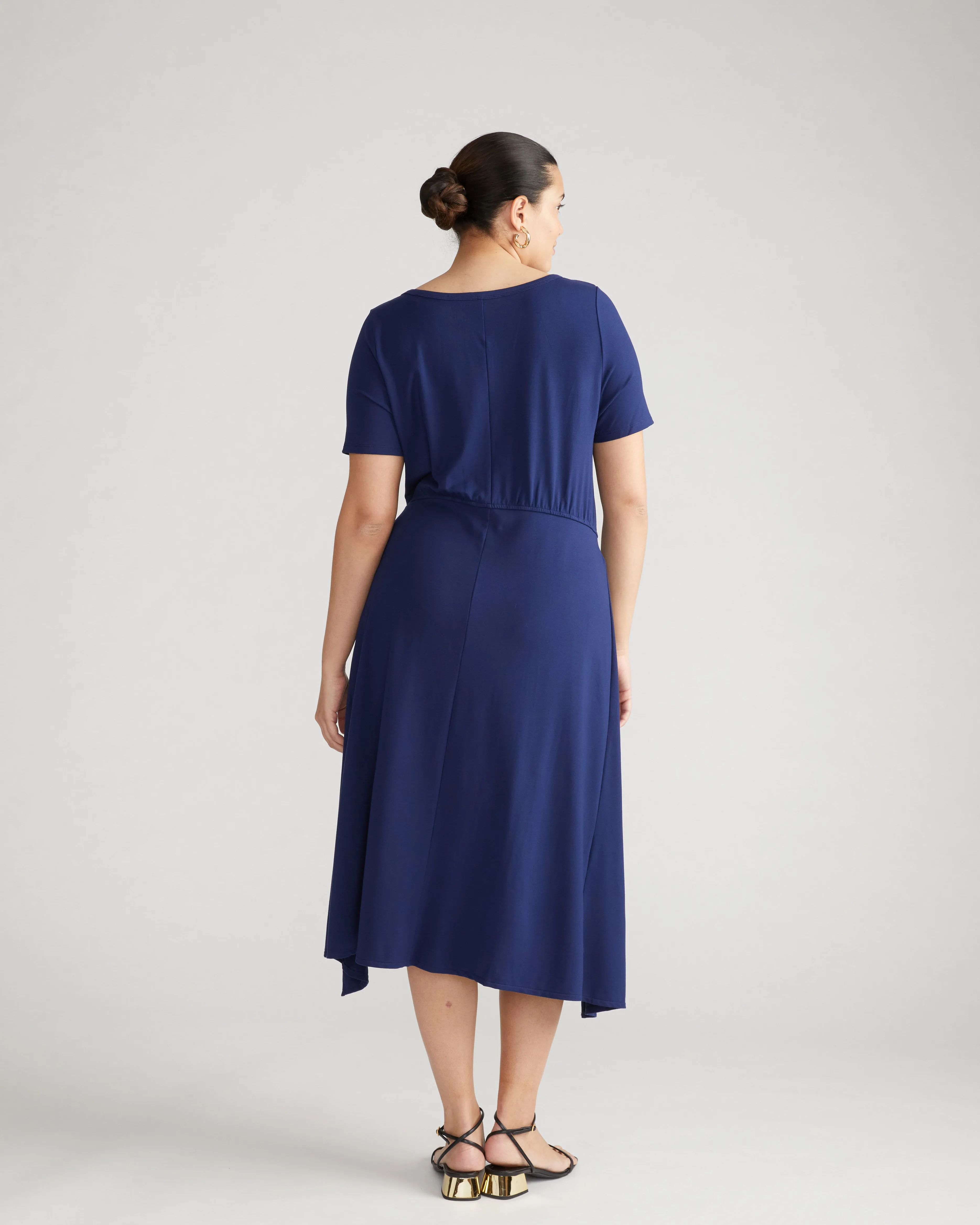 Palermo Divine Jersey Wrap Dress - Cenote sold by Universal Standard product image thumbnail 4