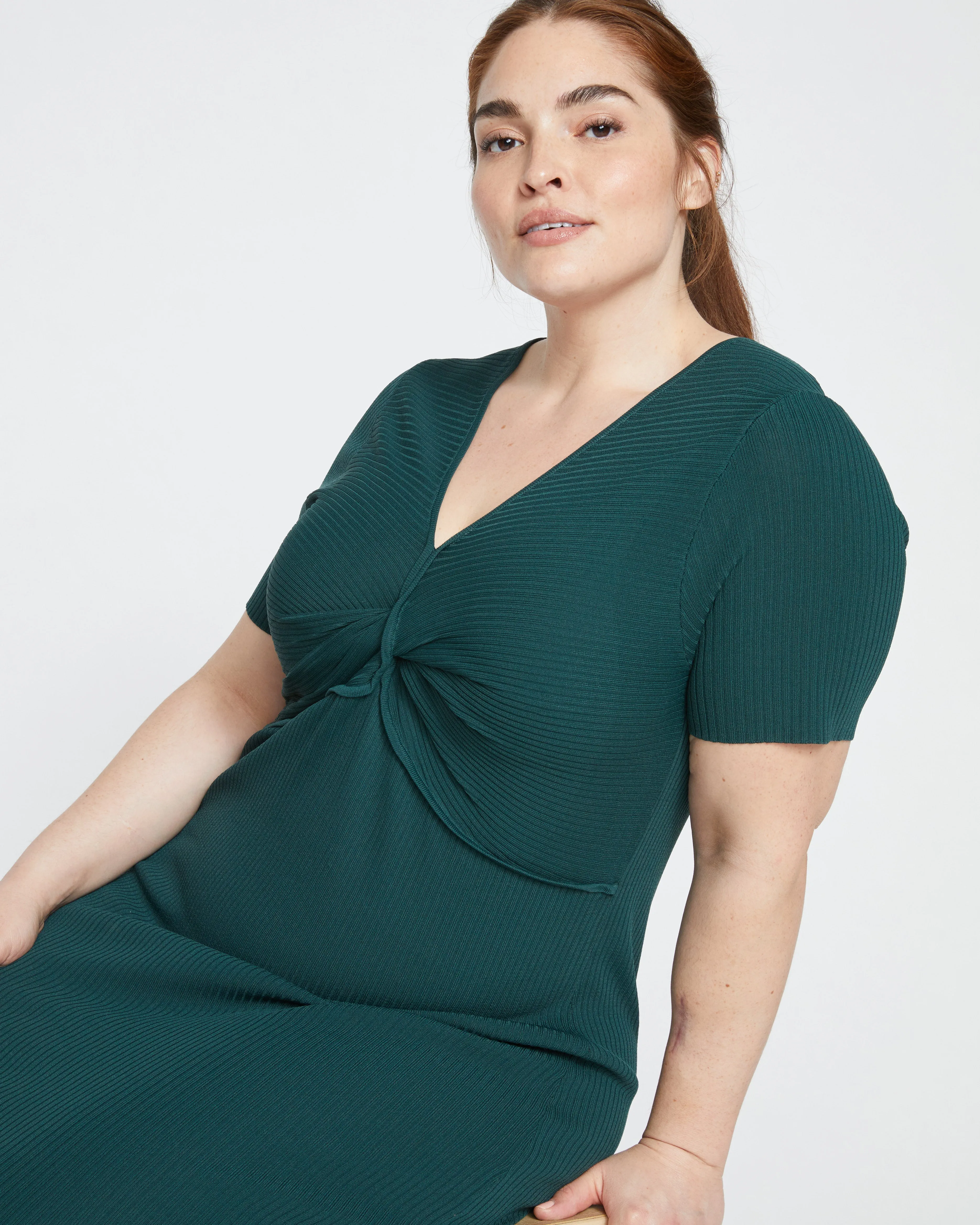 Twist Knit Dress - Deep Sea sold by Universal Standard product image thumbnail 2