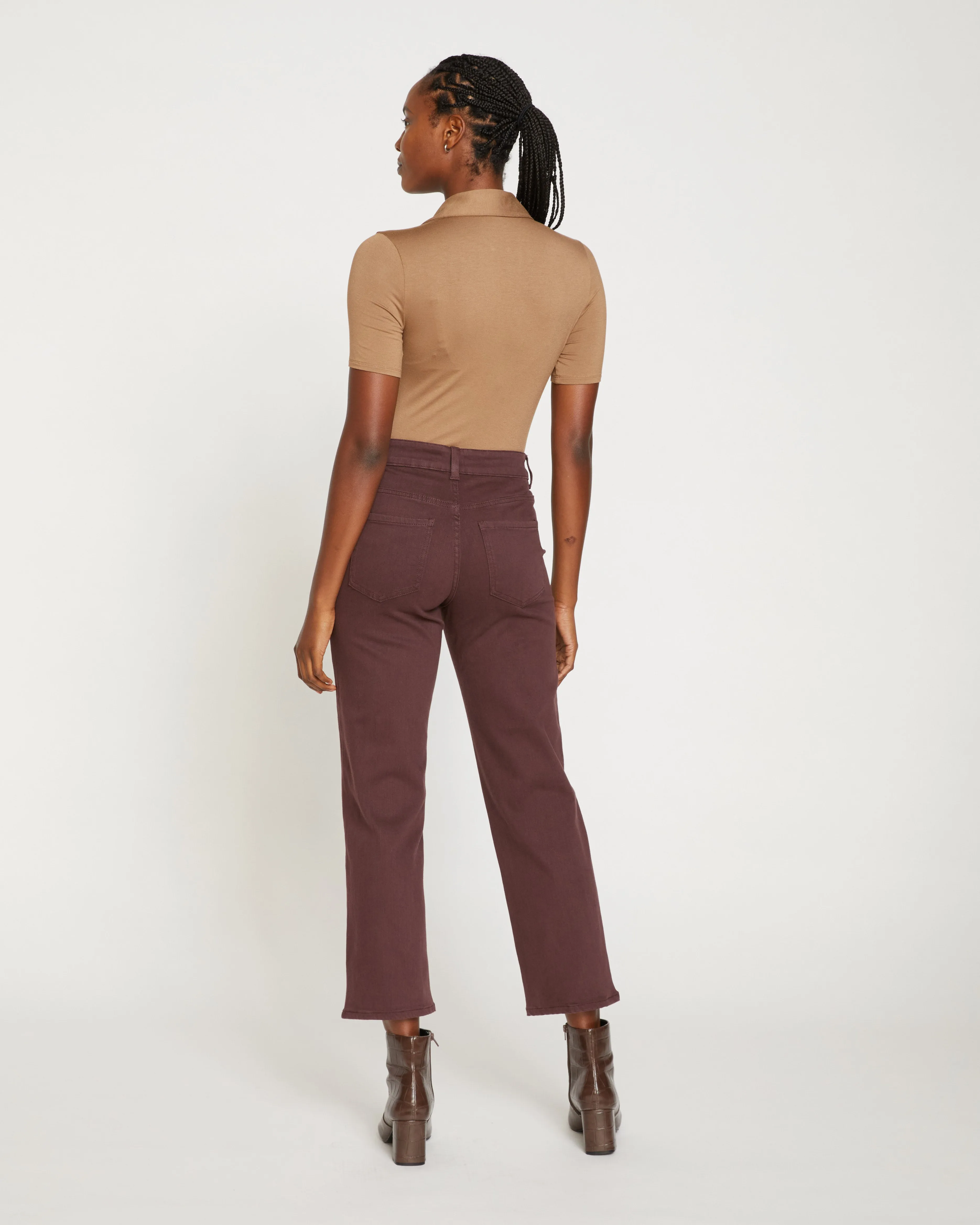 Etta High Rise Straight Leg Jeans 28 Inch - Brulee sold by Universal Standard product image thumbnail 4