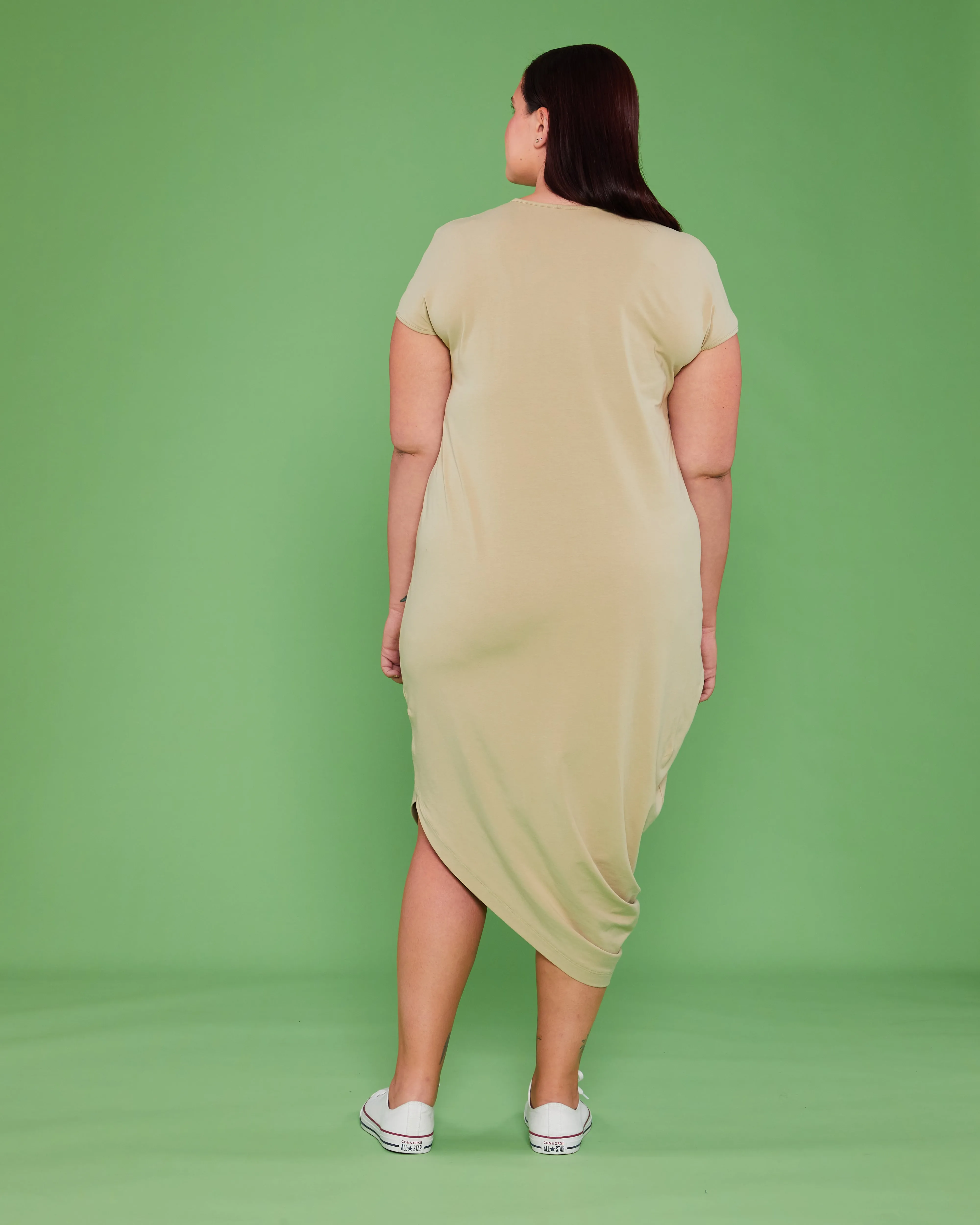 Iconic Geneva V-Neck Dress - Pistachio sold by Universal Standard product image thumbnail 4