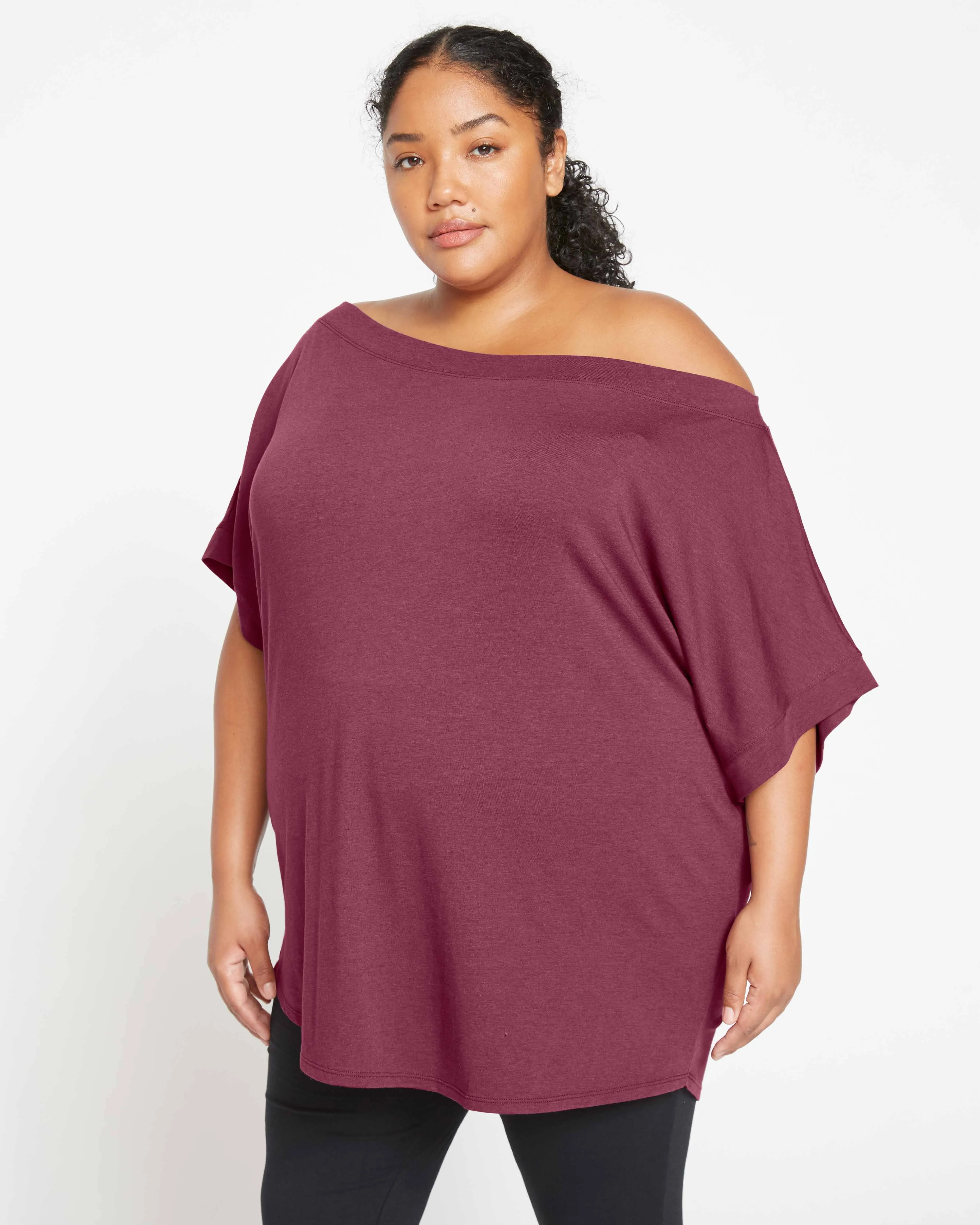 Dolci Short Sleeve Top - Plum sold by Universal Standard product image thumbnail 3