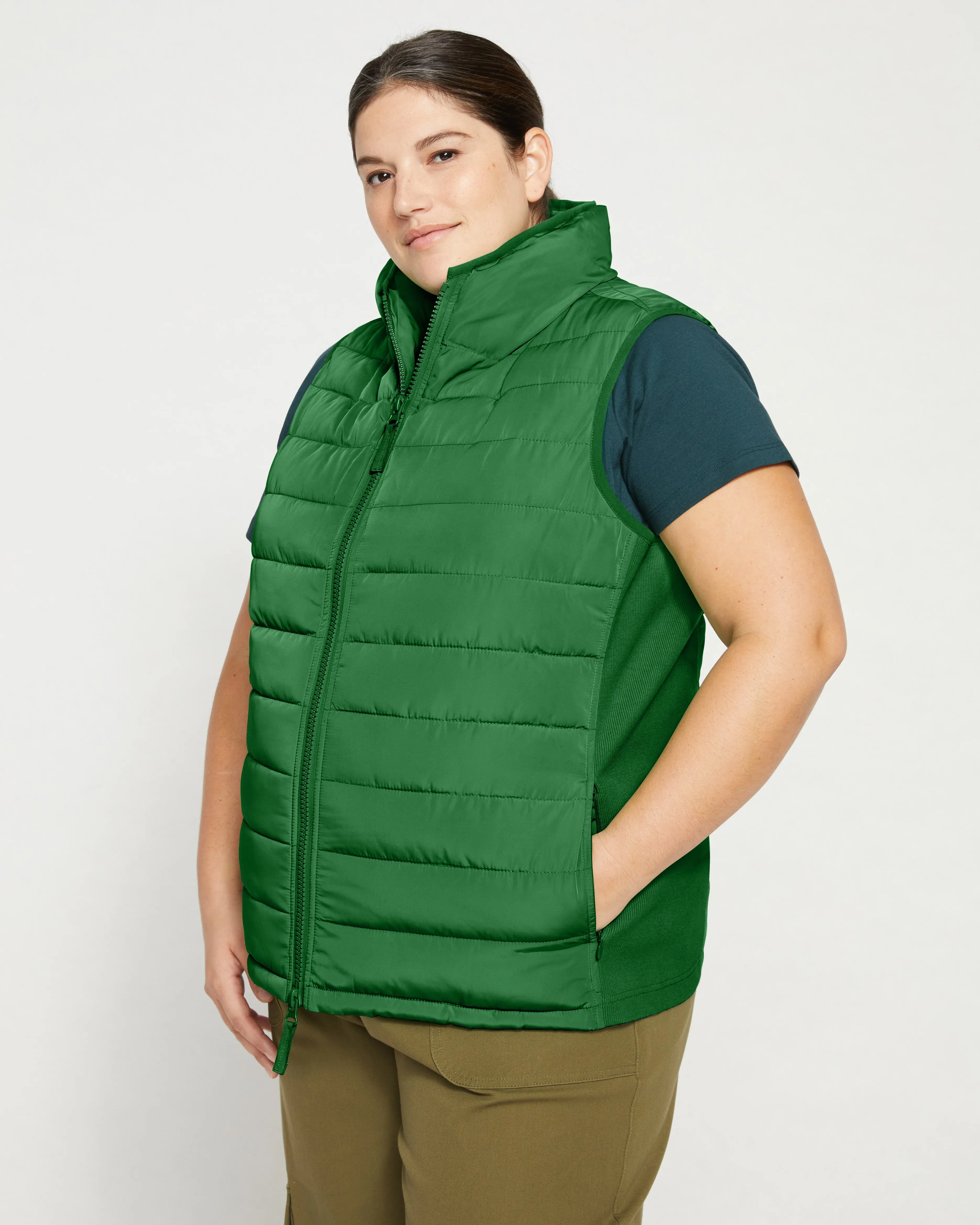 Comfort Panel Sport Puffer Vest - Jardin sold by Universal Standard product image thumbnail 3