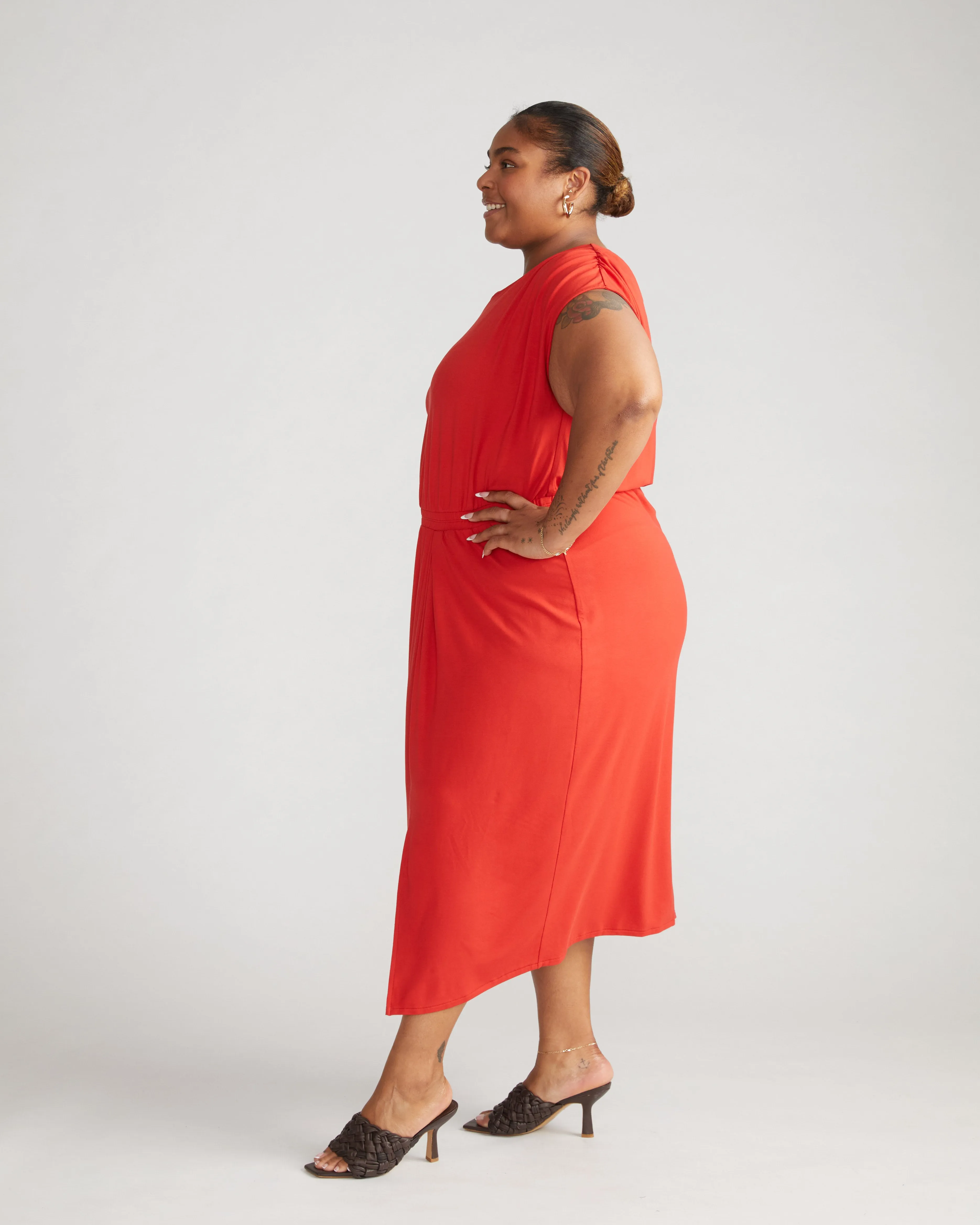 Havana Divine Jersey Dress - Sanguinello sold by Universal Standard product image thumbnail 3