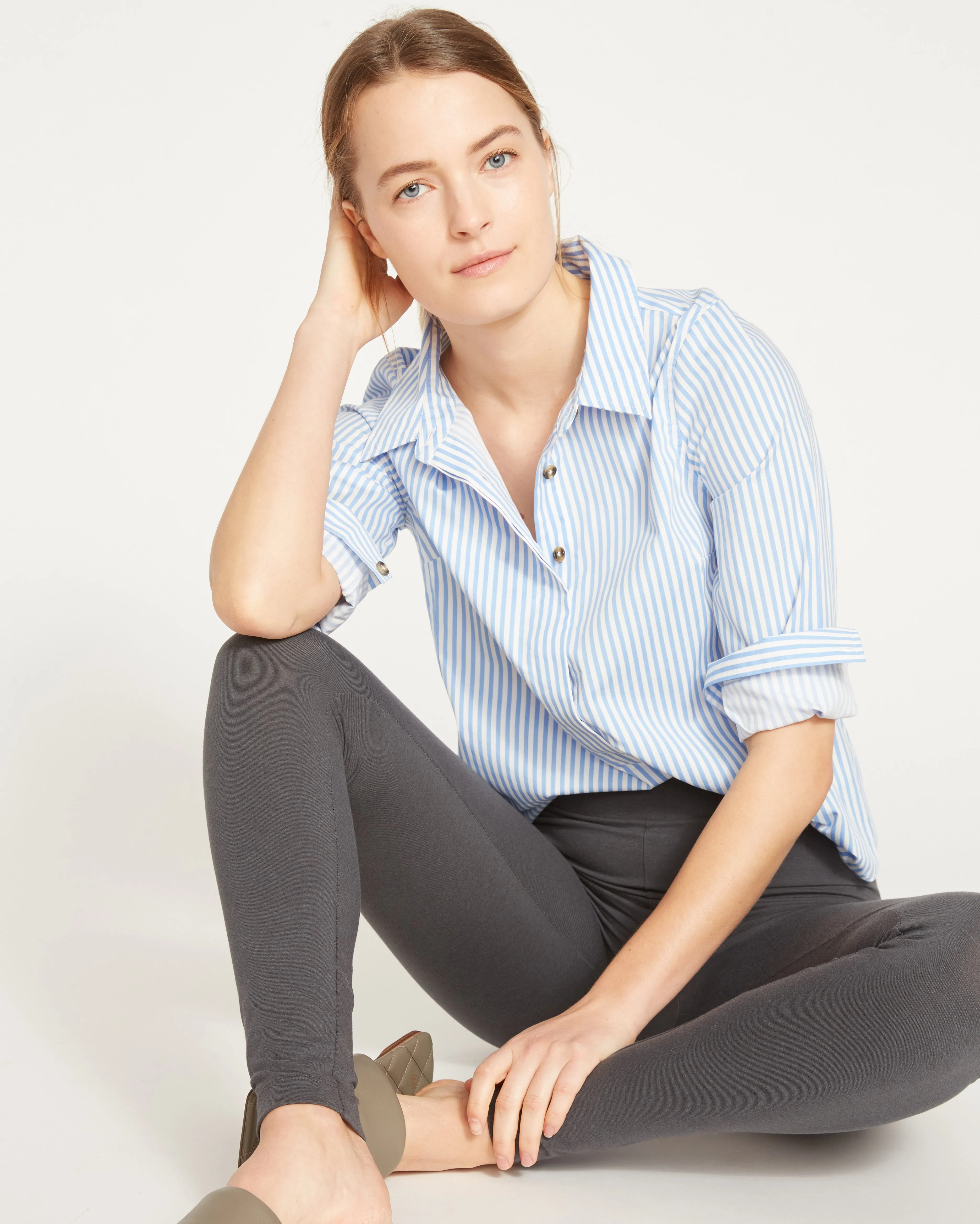 Roya Leggings 27 Inch - Black Sand sold by Universal Standard product image thumbnail 2