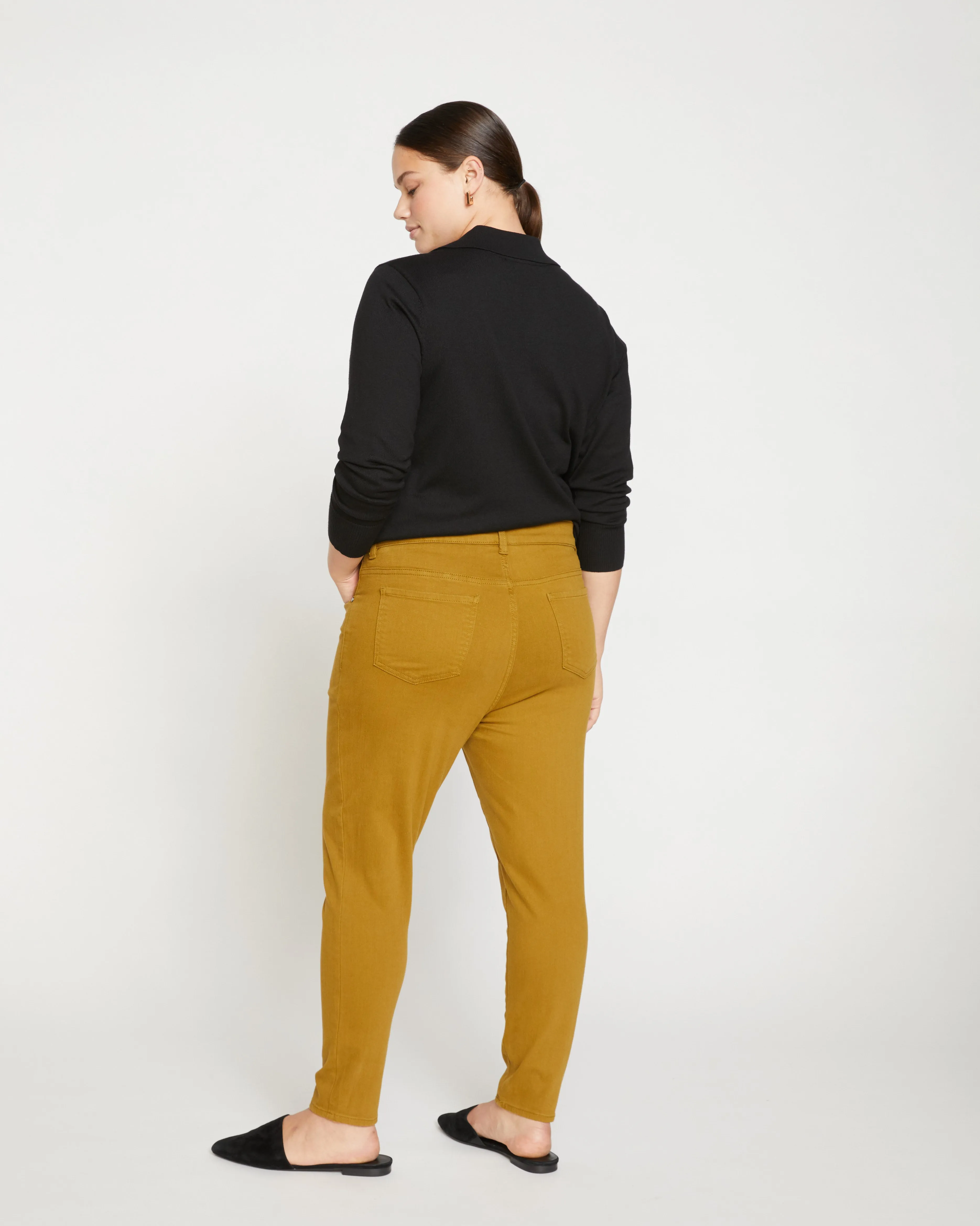 Seine High Rise Skinny Jeans 27 Inch - Dried Palm sold by Universal Standard product image thumbnail 4