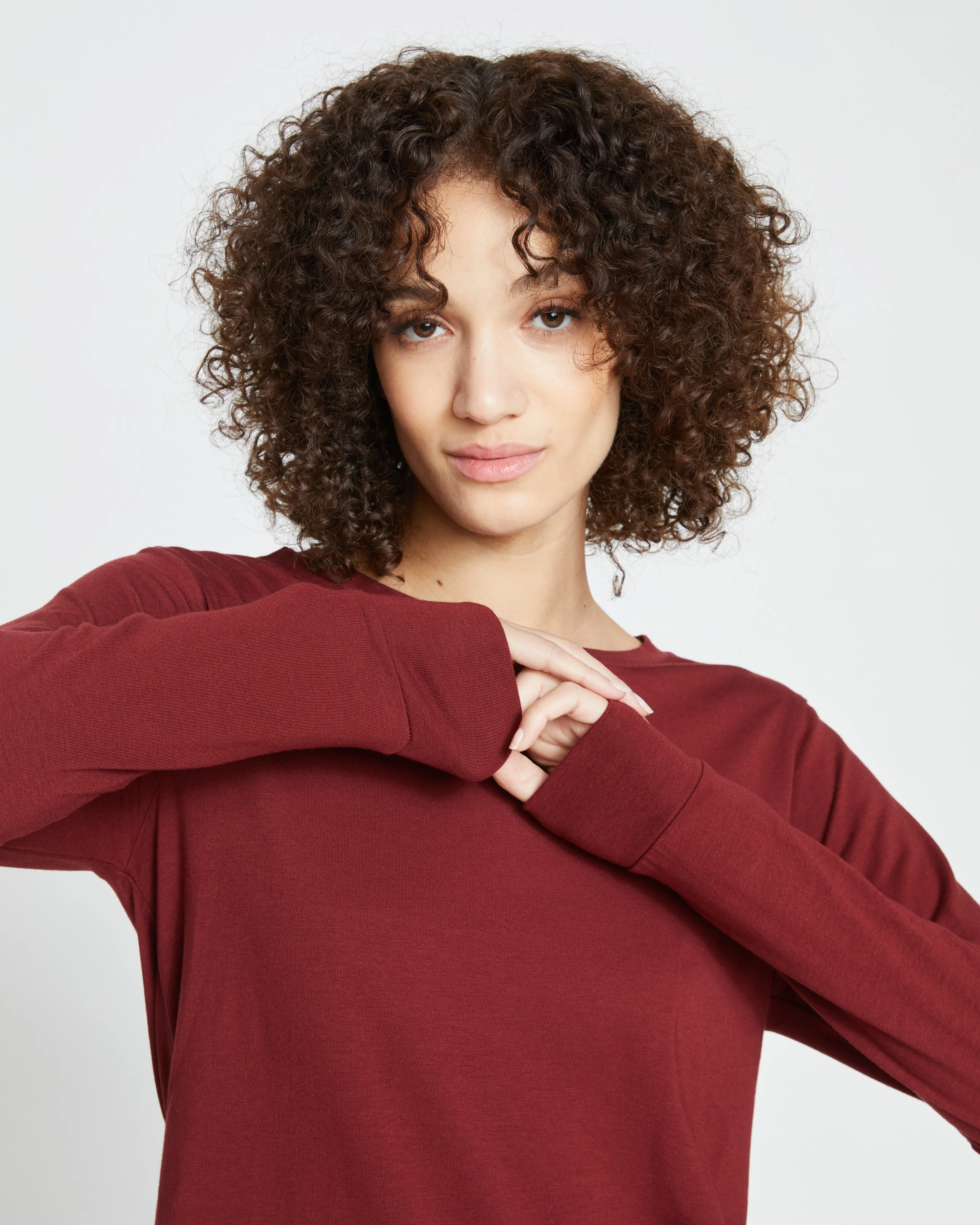 Long Sleeve Tee Rex - Brick Red sold by Universal Standard product image thumbnail 2