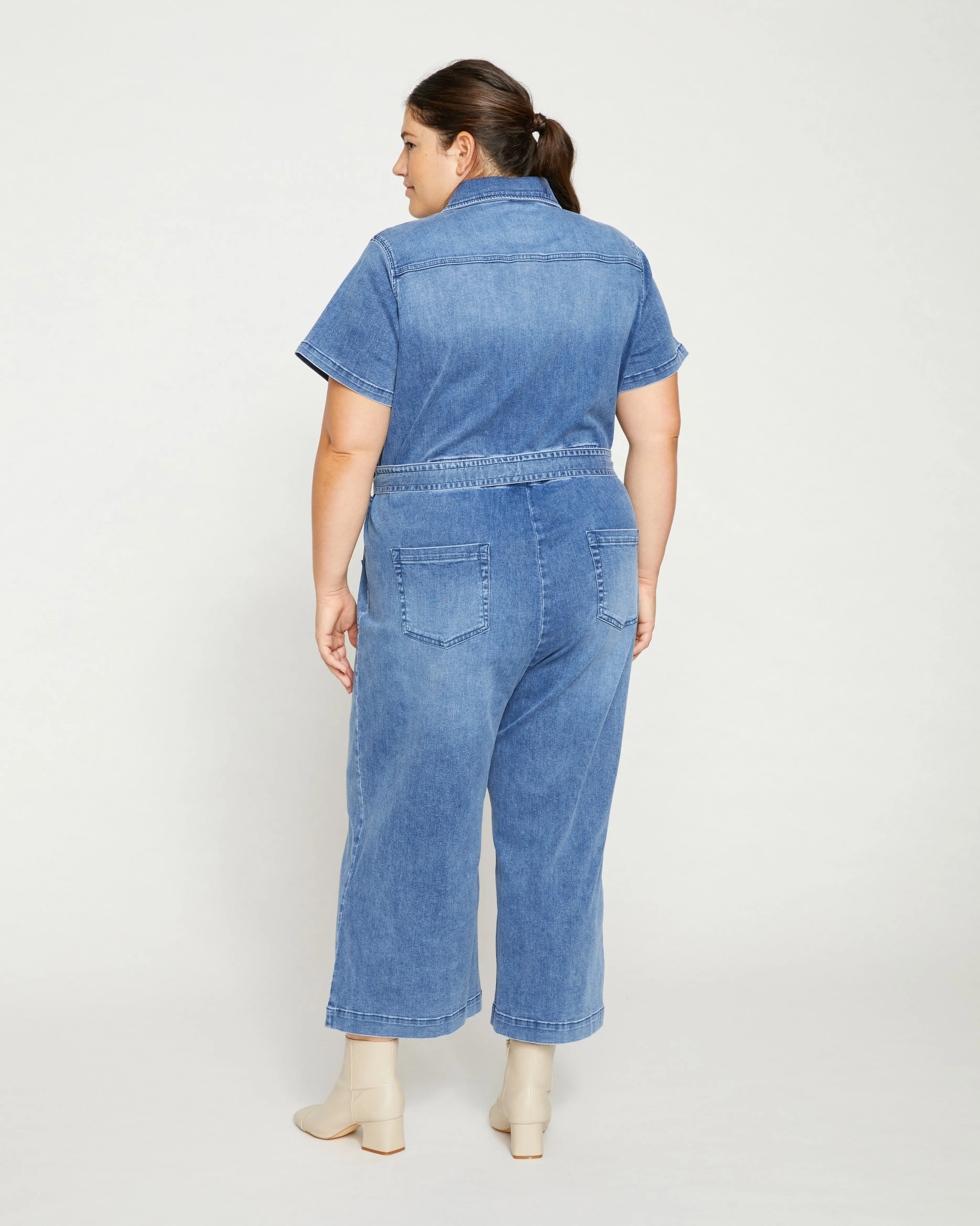 Kate Denim Jumpsuit - Austin Blue sold by Universal Standard product image thumbnail 4
