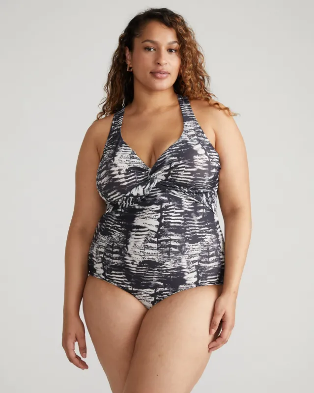 The Swimsuit - Shadow Palm sold by Universal Standard